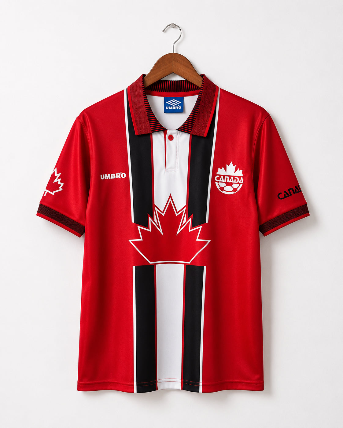 Canada Retro Home Jersey Men – Red Football Shirt