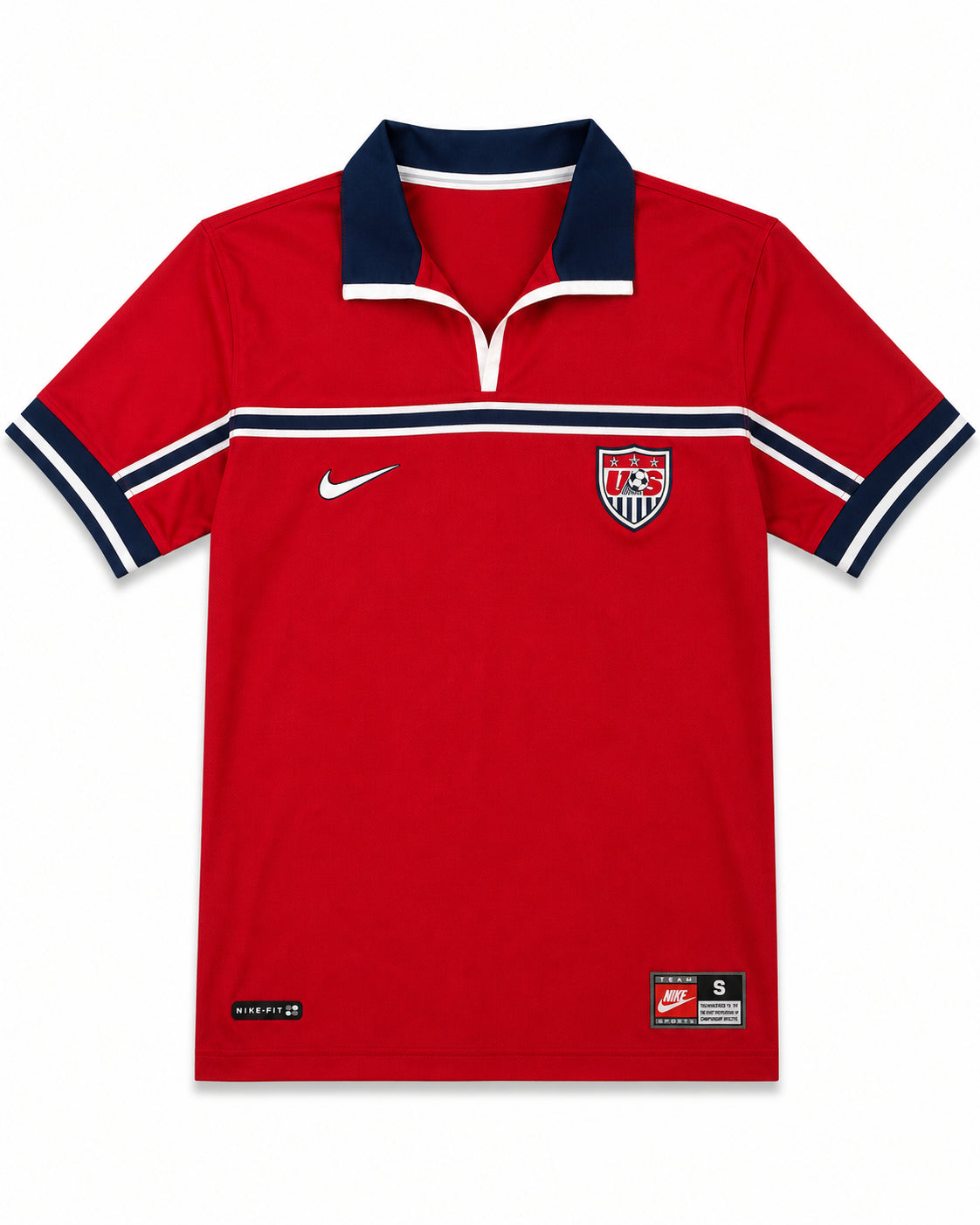 USA Retro Third Jersey Men – Red Football Shirt