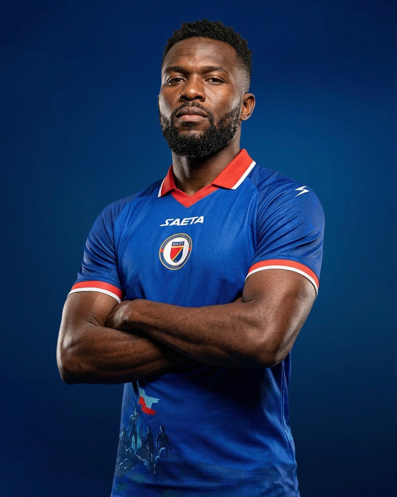 Haiti 2024 Home Jersey Men – Blue Football Shirt