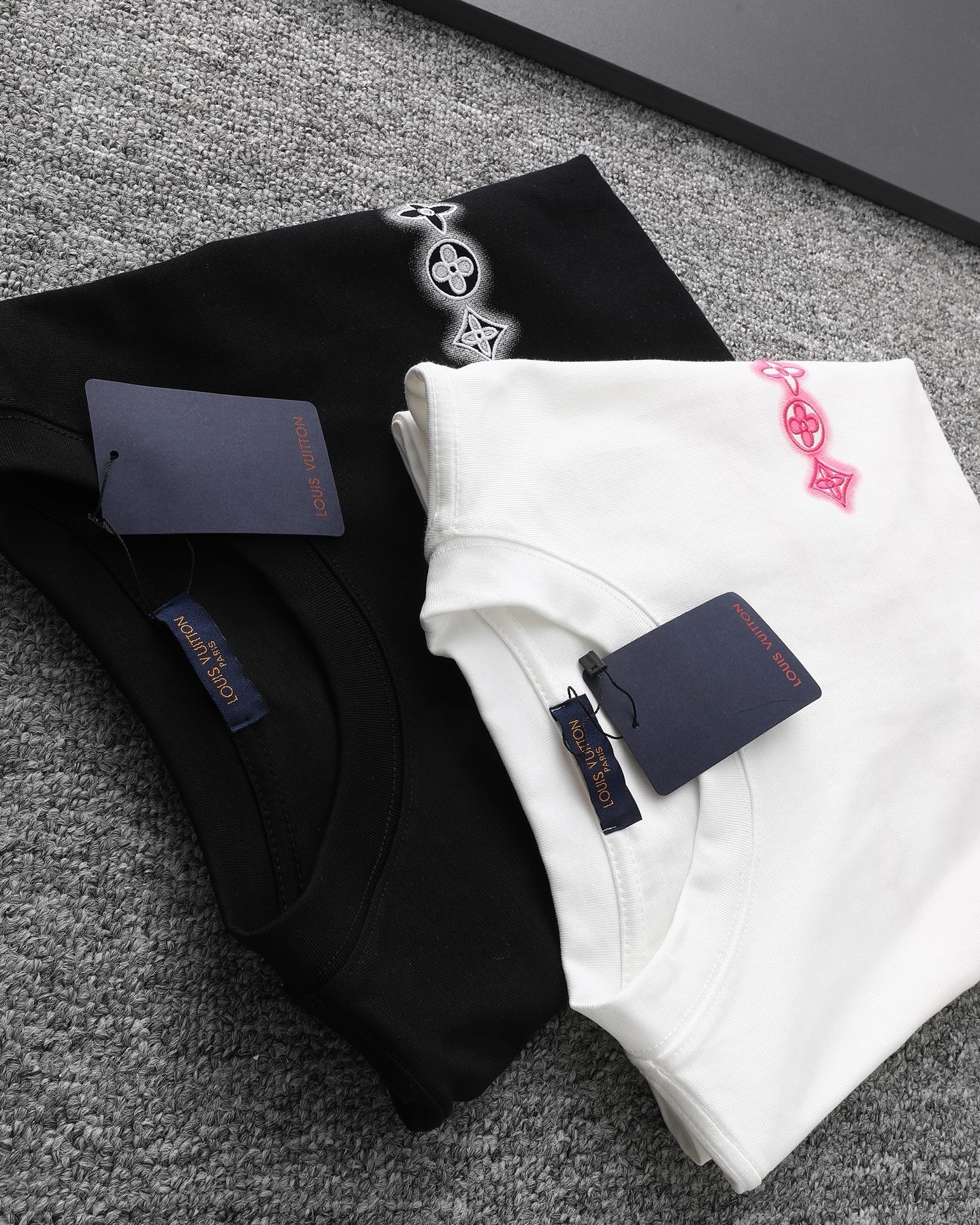 Premium Embroidered Graphic Crew Neck T-Shirt