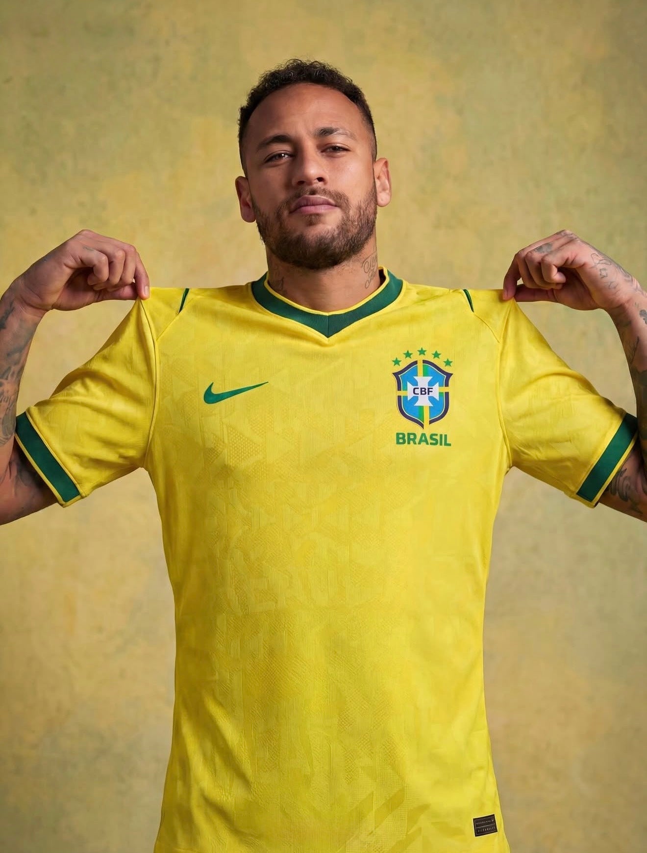 Brazil 2026 Home Jersey Men – Yellow Football Shirt