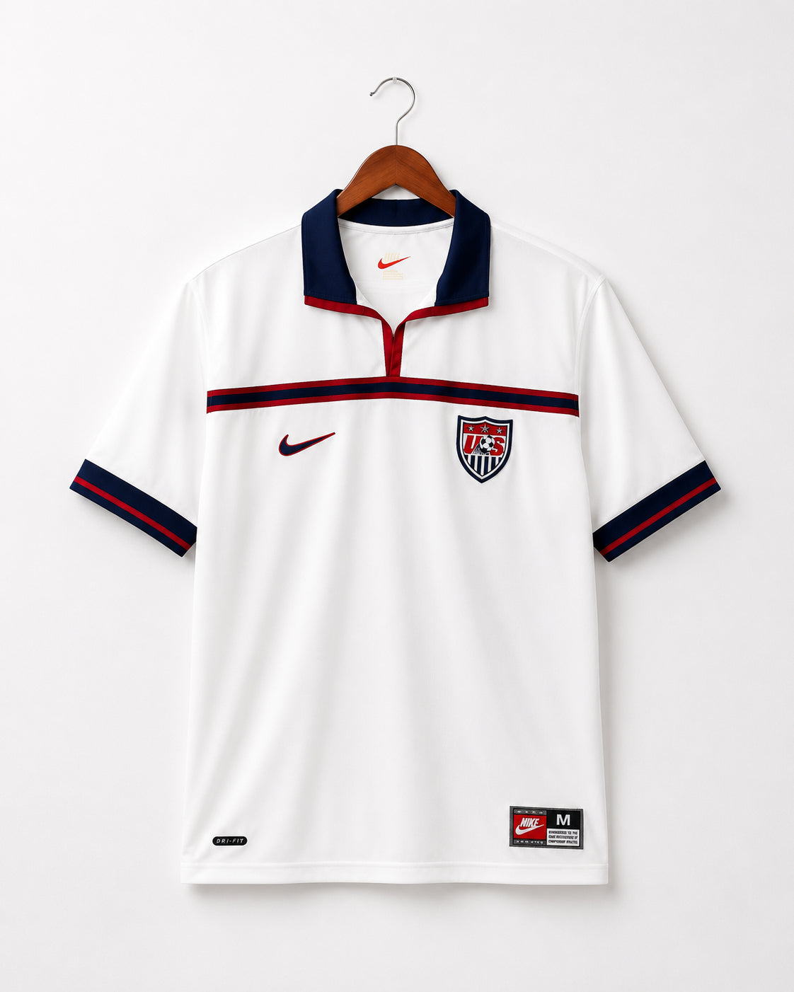 USA Retro Home Jersey Men – White Football Shirt
