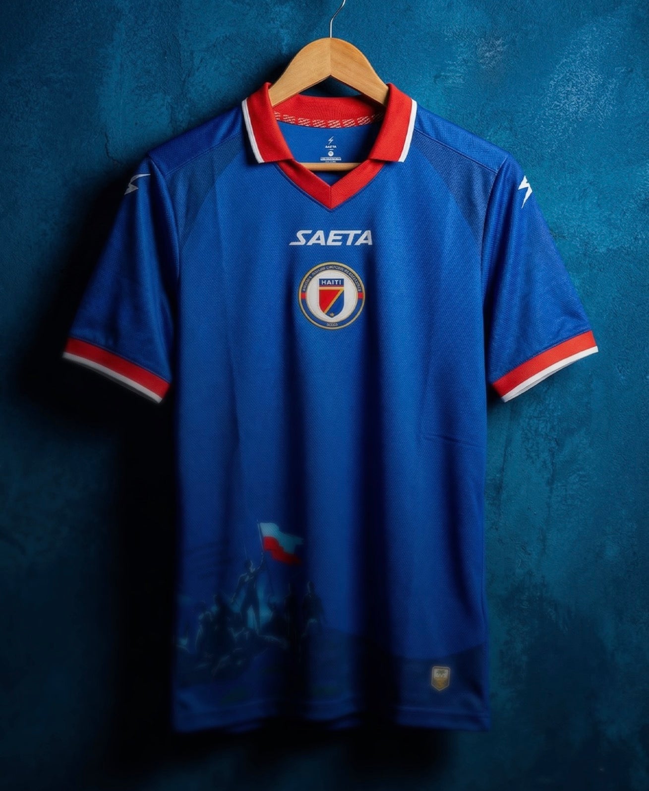 Haiti 2024 Home Jersey Men – Blue Football Shirt