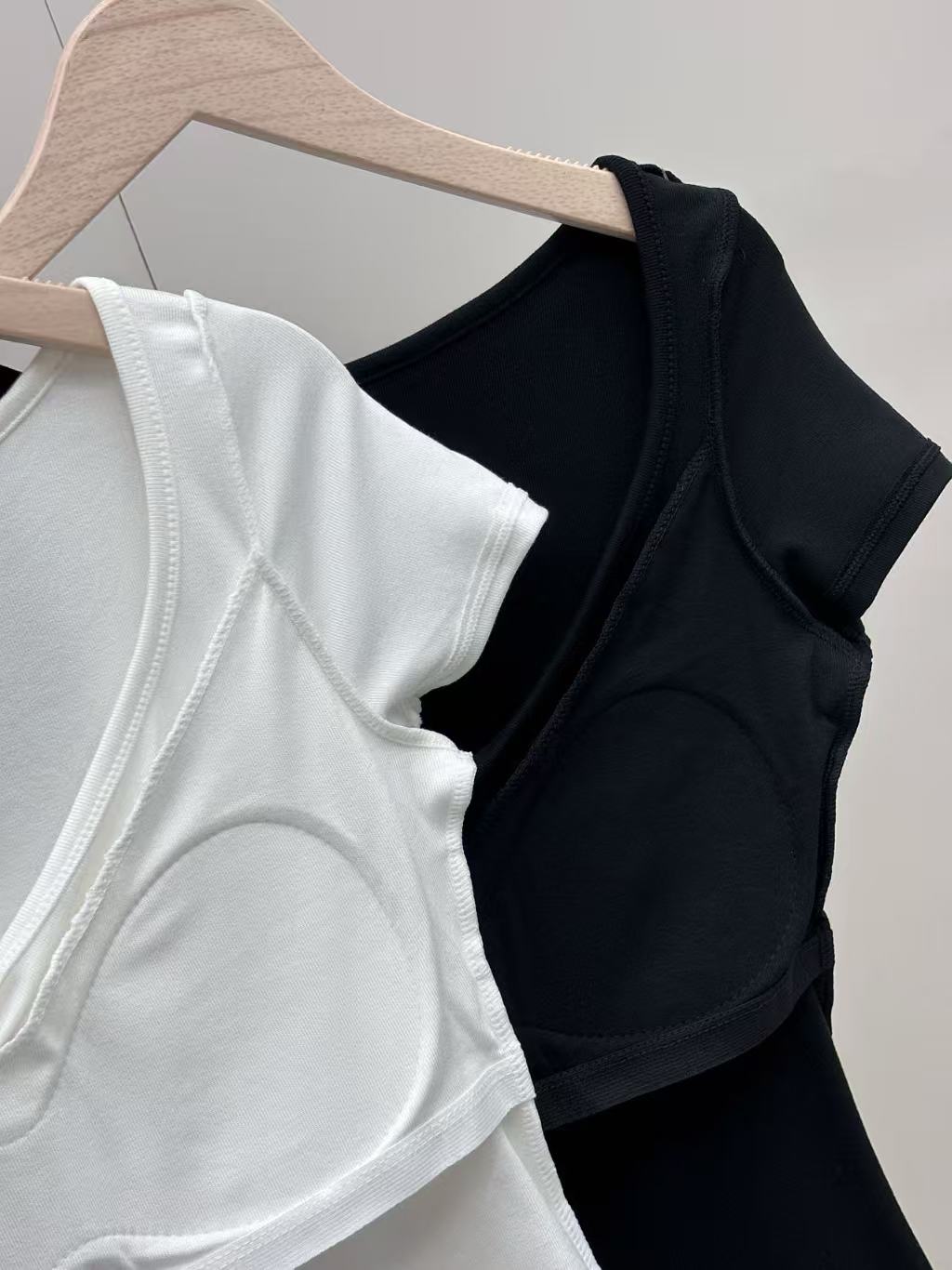 2-Pack 2026 New No-Bra Built-In Support T-Shirt Short Sleeve