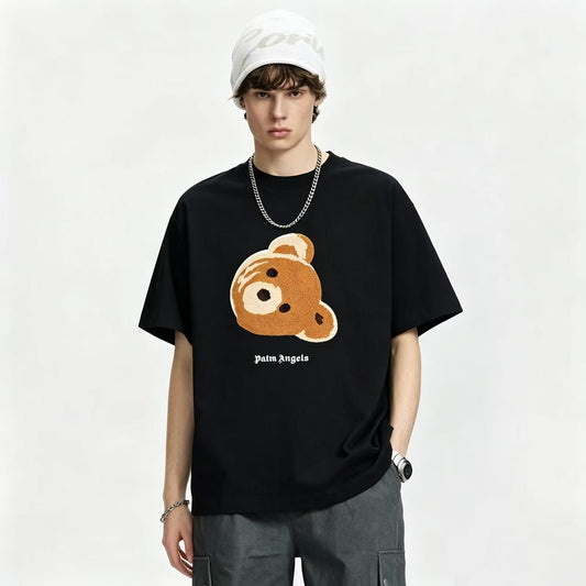 New Streetwear Classic Decapitated Bear Graphic Versatile T Shirt