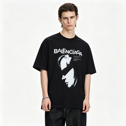 New Vintage Washed Graphic T-Shirt, Loose Fit Crew Neck Short Sleeve Pullover Tee
