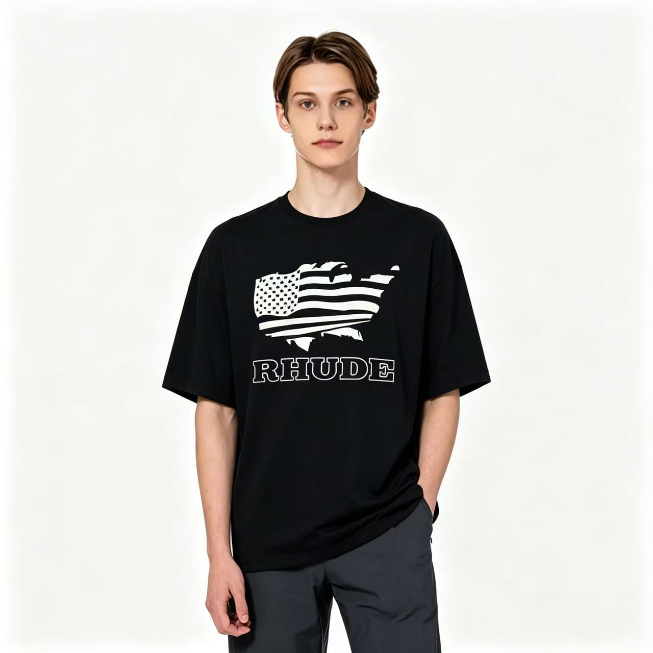 NEW High Street Style Crew Neck Short Sleeve Tee