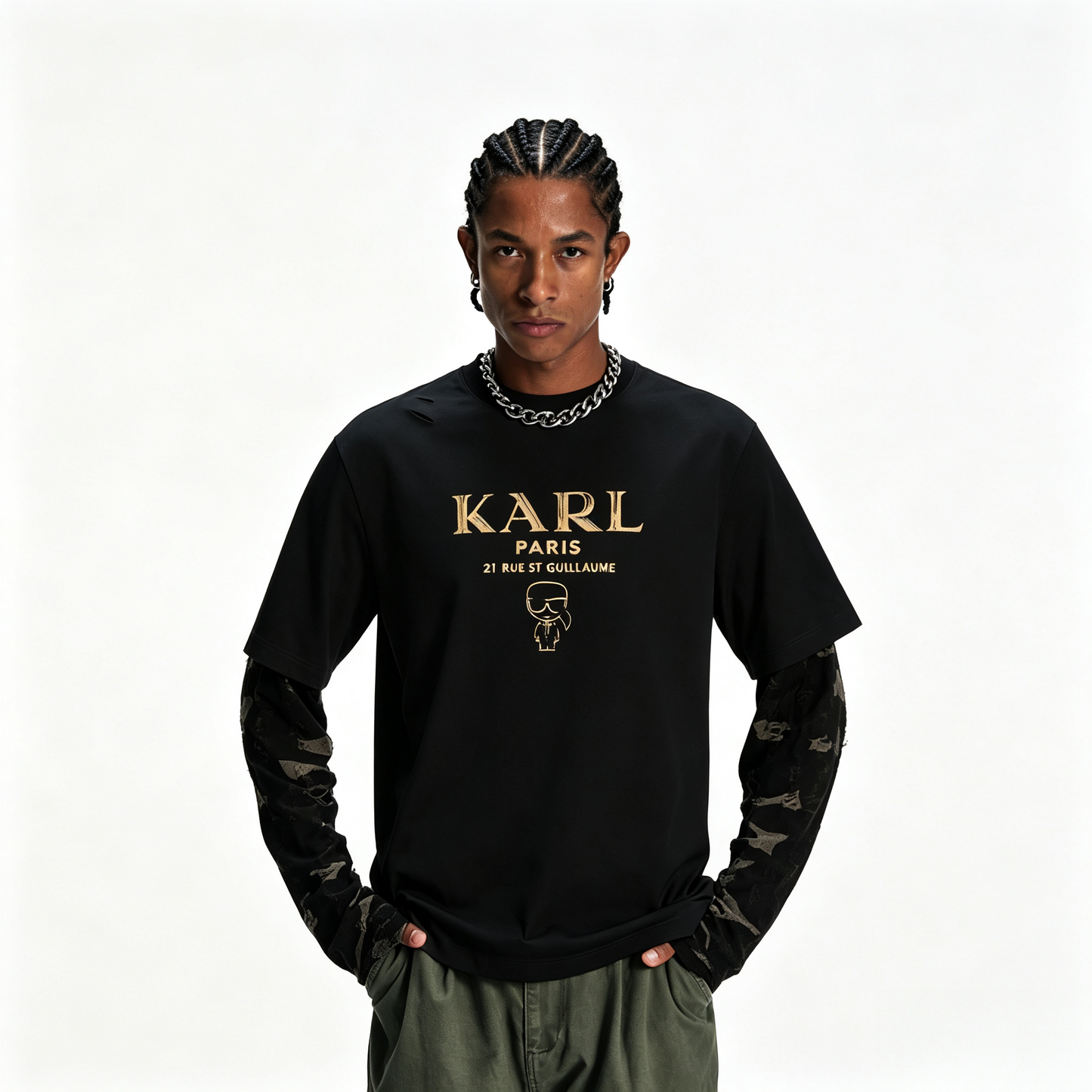 NEW Hip Hop Street Crew Neck Short Sleeve Tee