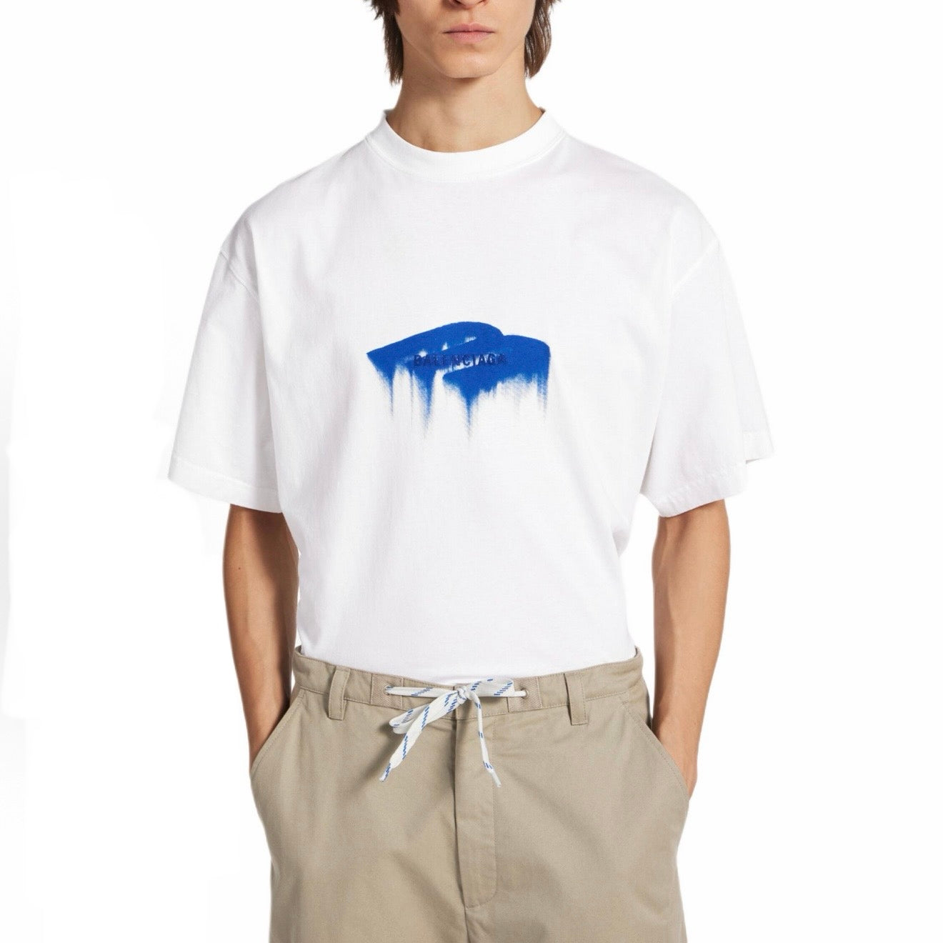 New Band Direct Print Washed Effect Faded Style Cotton T-Shirt