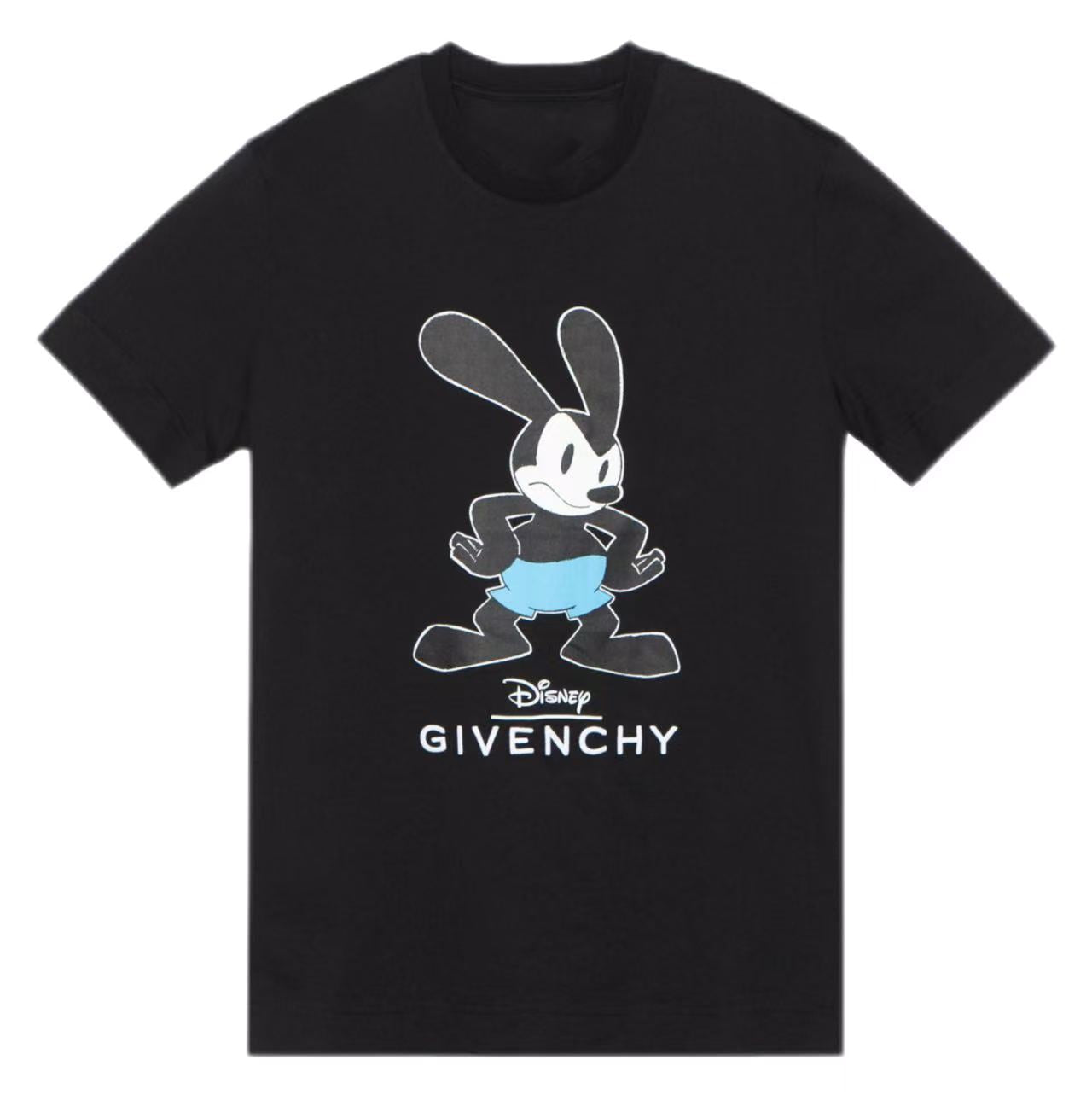 New Pure Cotton T Shirt with Rabbit Cartoon Graphic Print Design