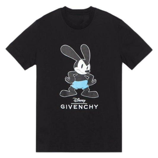 New Pure Cotton T Shirt with Rabbit Cartoon Graphic Print Design