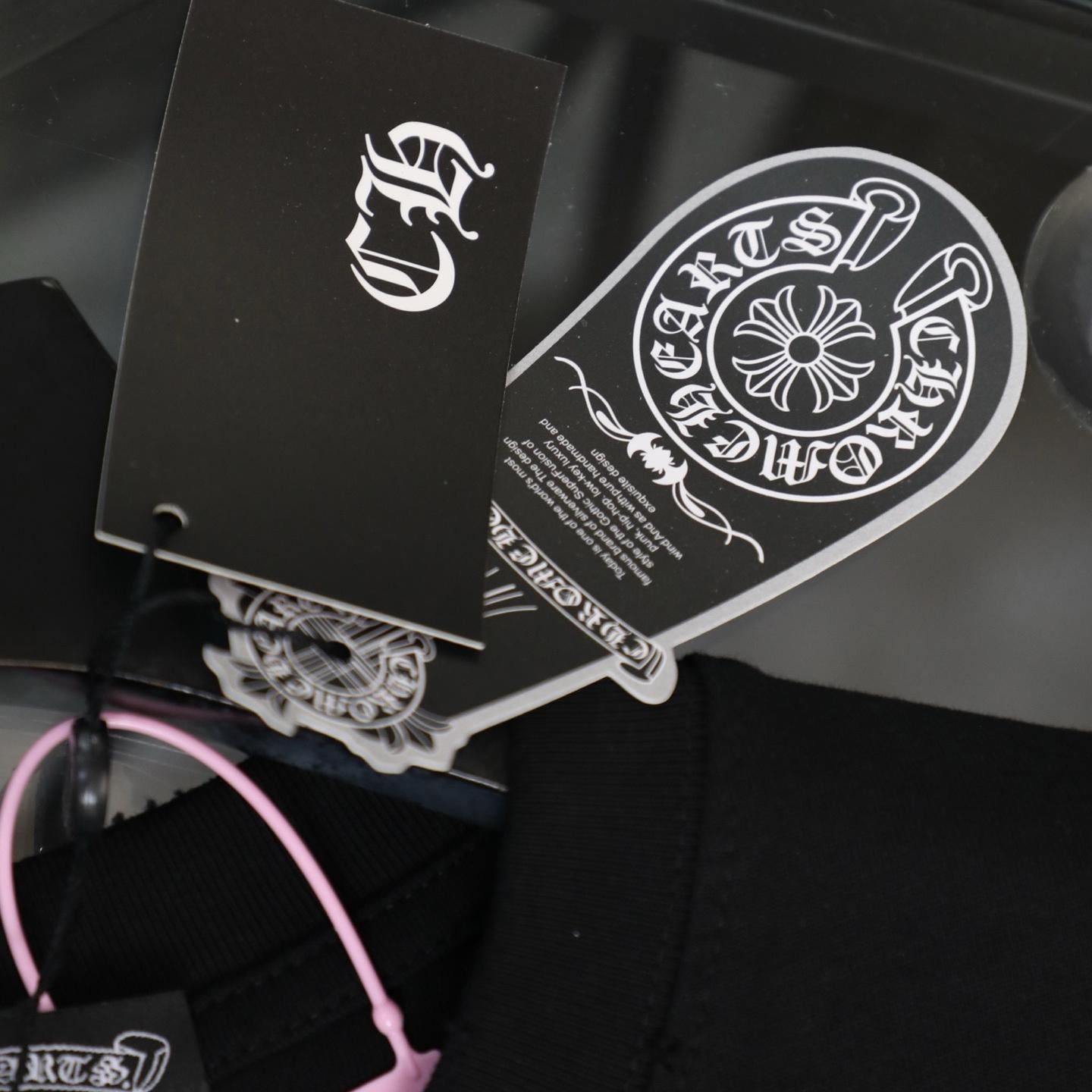 Chrome Hearts Star Cross Patch Embroidered Vintage Short Sleeve T-Shirt