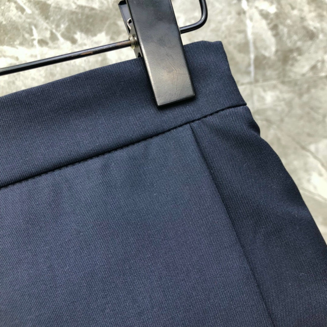 Women's High Waist Tailored Mini Skirt