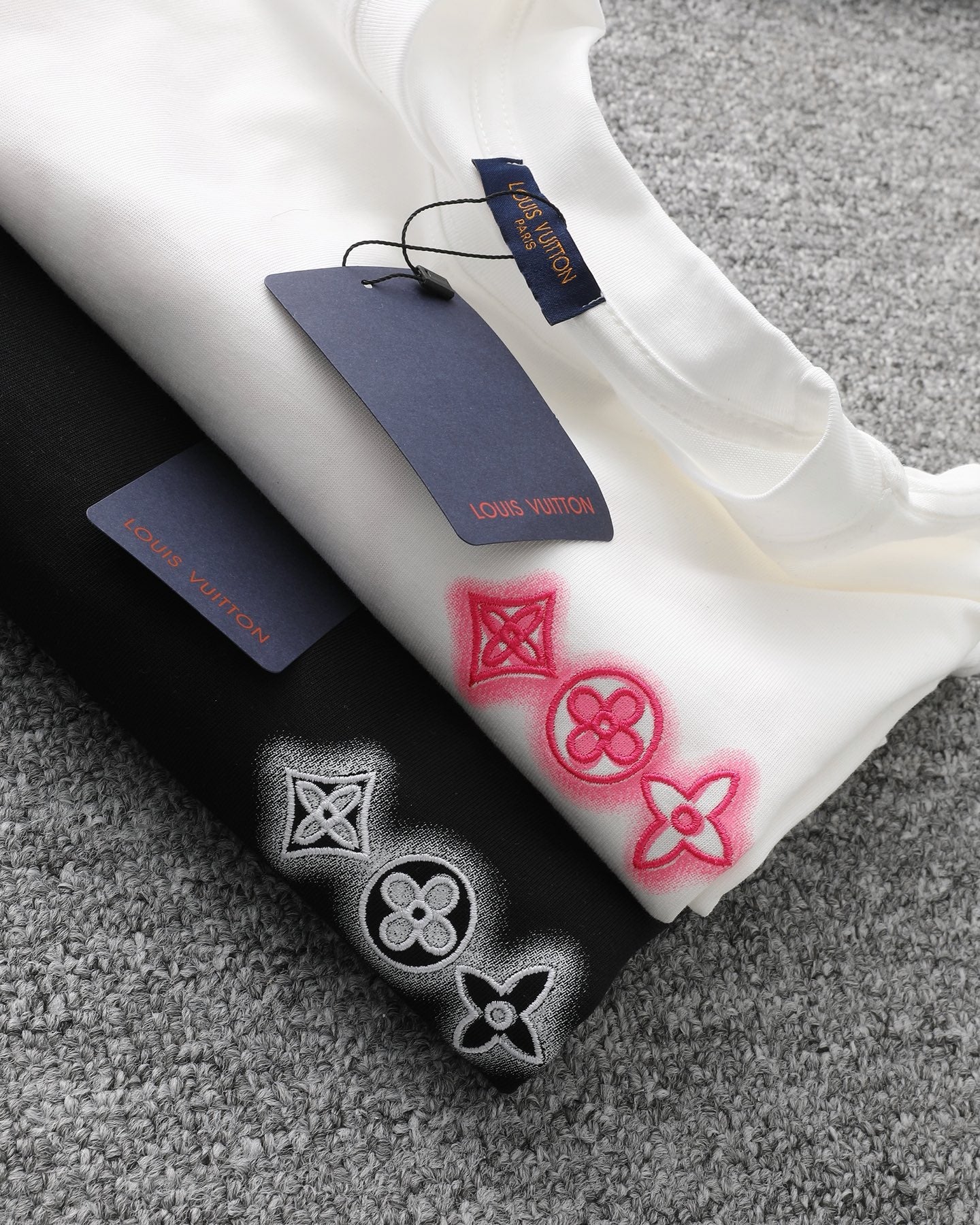 Premium Embroidered Graphic Crew Neck T-Shirt
