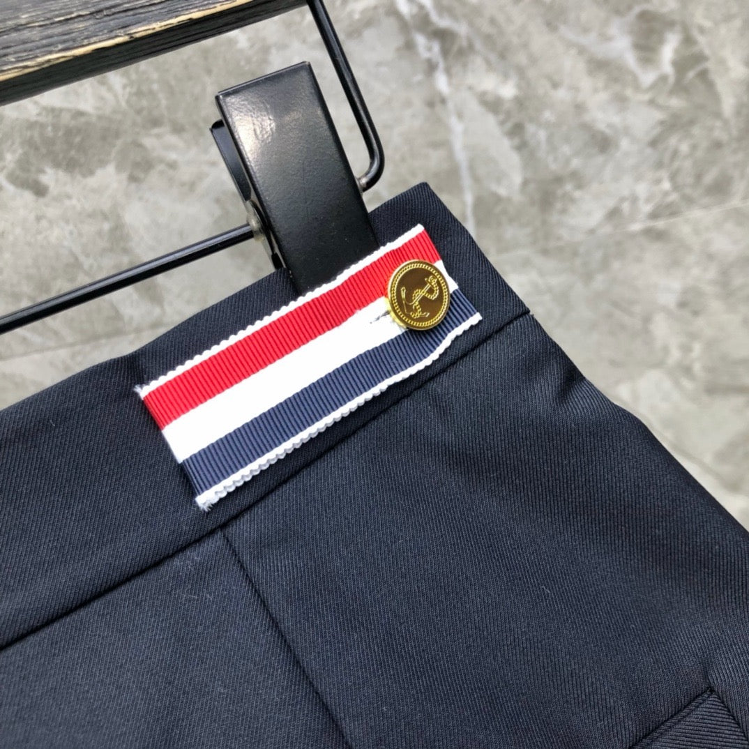 Women's High Waist Tailored Mini Skirt