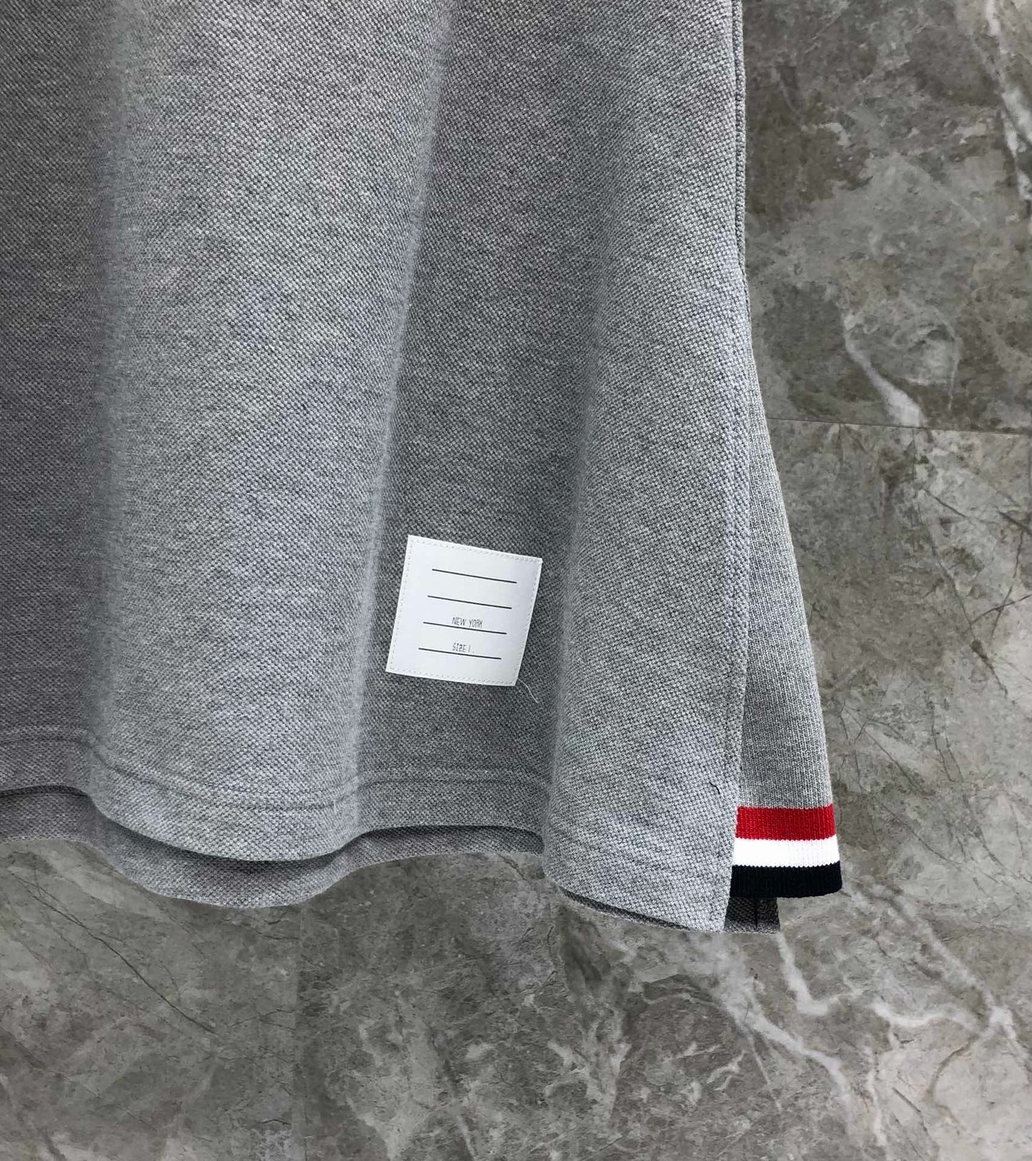 Women's Piqué Cotton Polo Dress with Contrast Webbing Detail