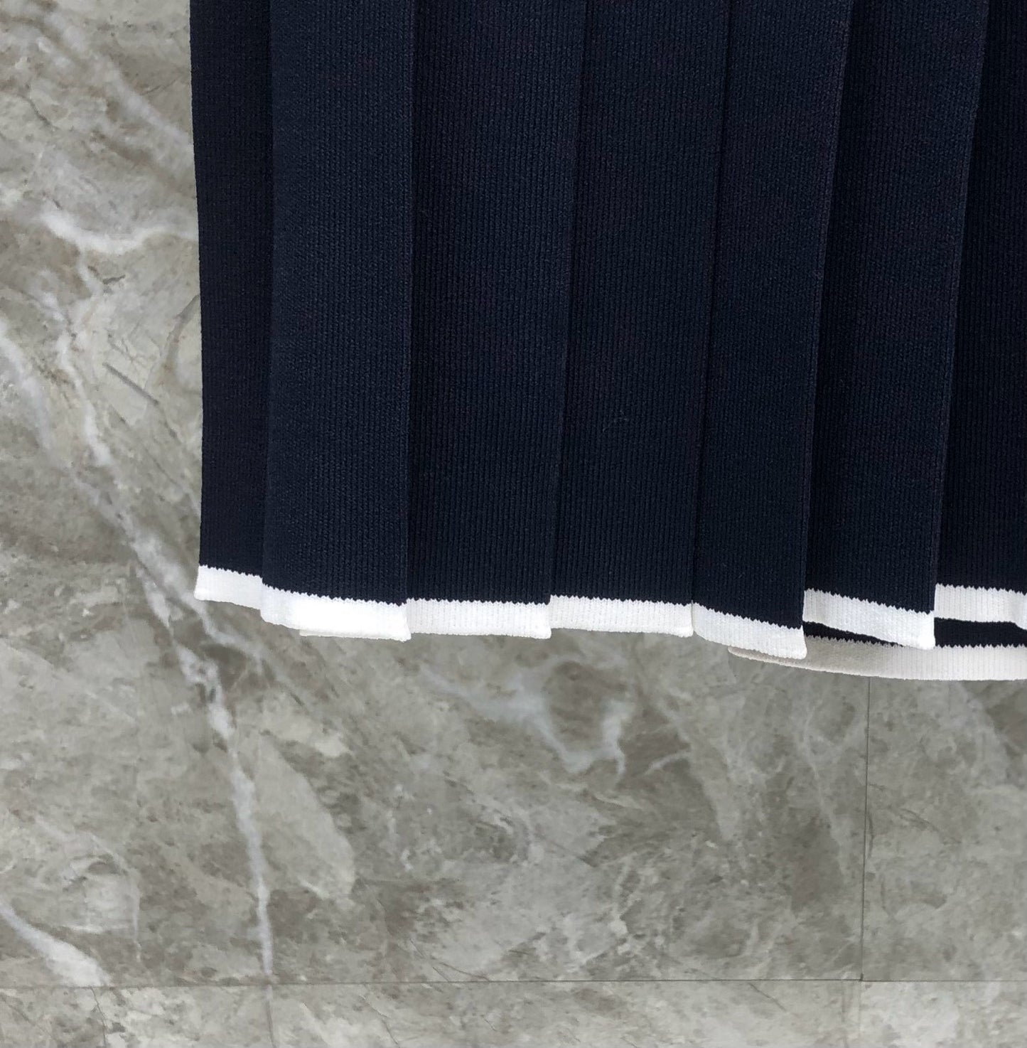 Women's Knit Four Stripe Mini Skirt