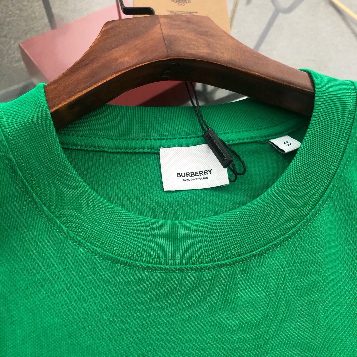 Embroidered Letter Logo Crew Neck T-Shirt