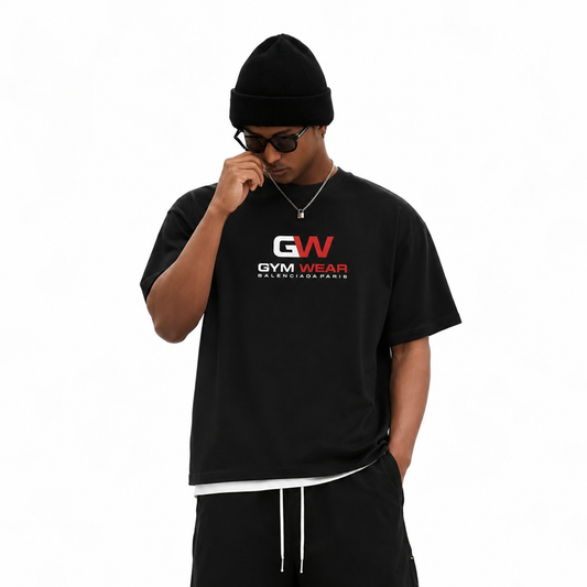 New Black Letter Graphic Tee, Crew Neck Short Sleeve Streetwear T-Shirt