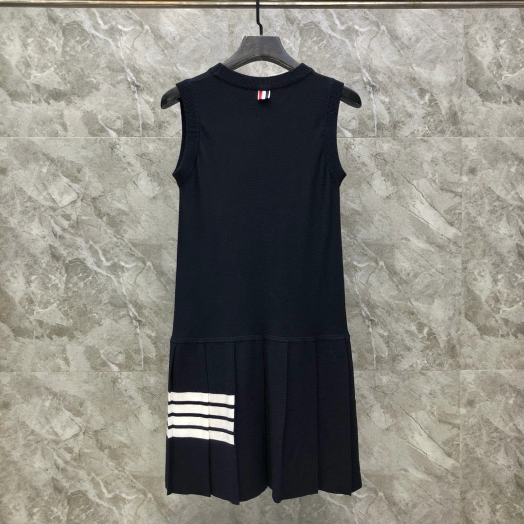 Women's Four Stripe Knit Maxi Dress