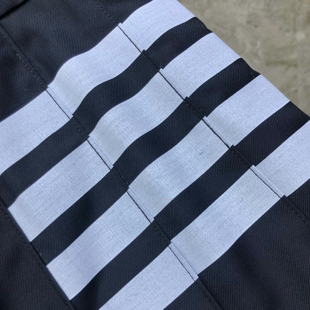 Women's Preppy Four Stripe Pleated Maxi Skirt
