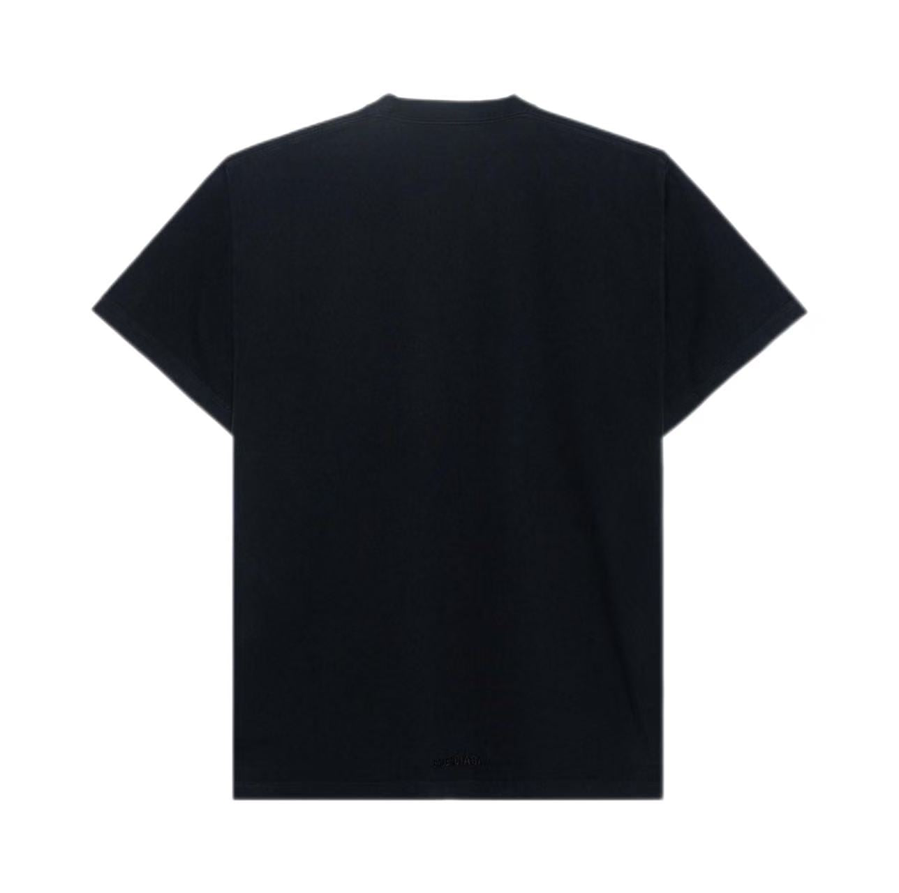 New Neck T Shirt with Jungle Tiger Graphic and Letter Cartoon Print