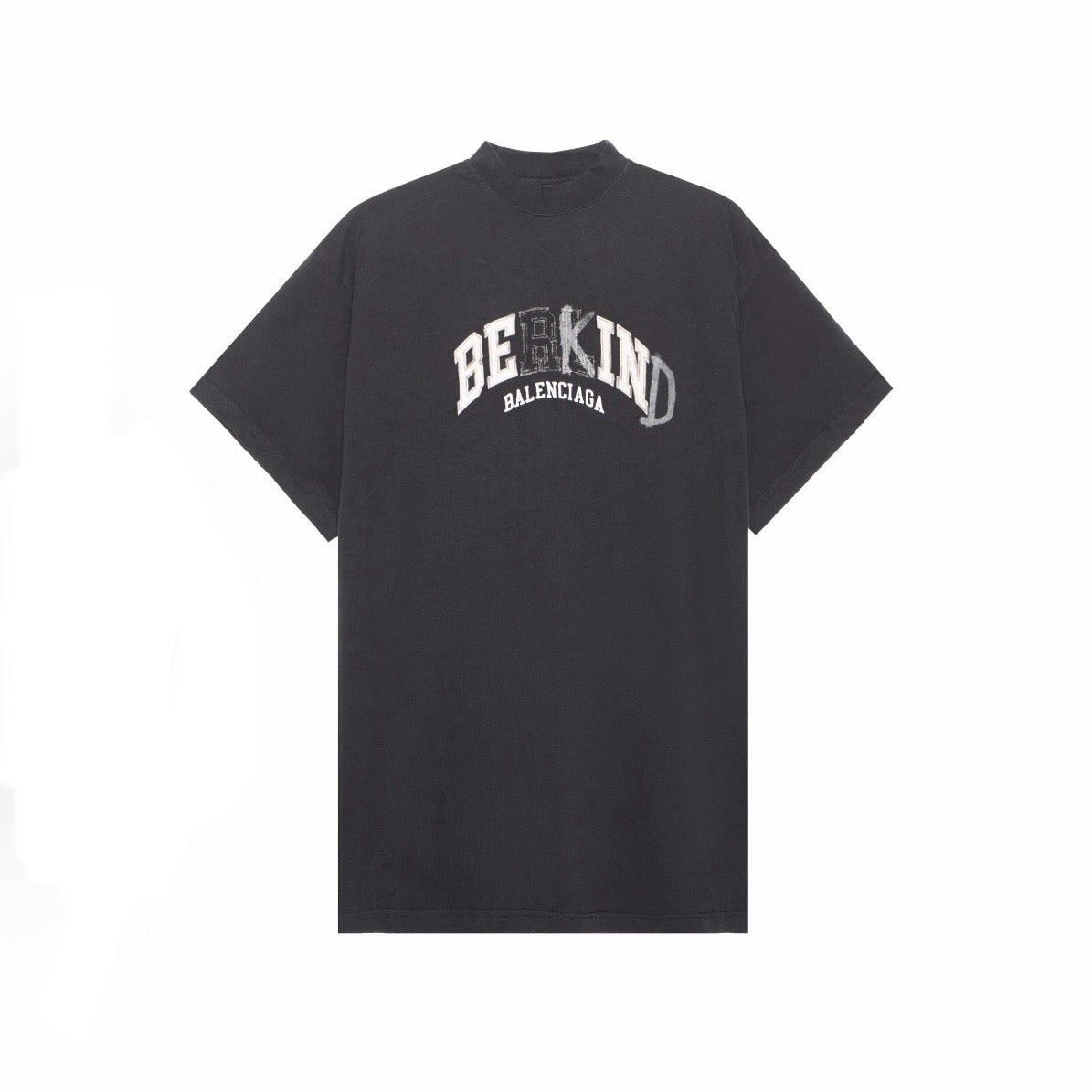 New Black Letter Logo Print Graphic Tee, Crew Neck Short Sleeve Casual T-Shirt