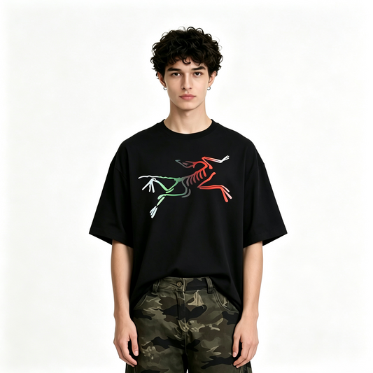 NEW Contemporary Casual Crew Neck Short Sleeve Tee