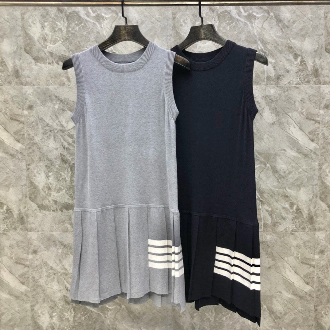 Women's Four Stripe Knit Maxi Dress