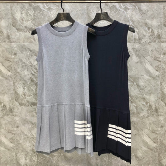 Women's Four Stripe Knit Maxi Dress