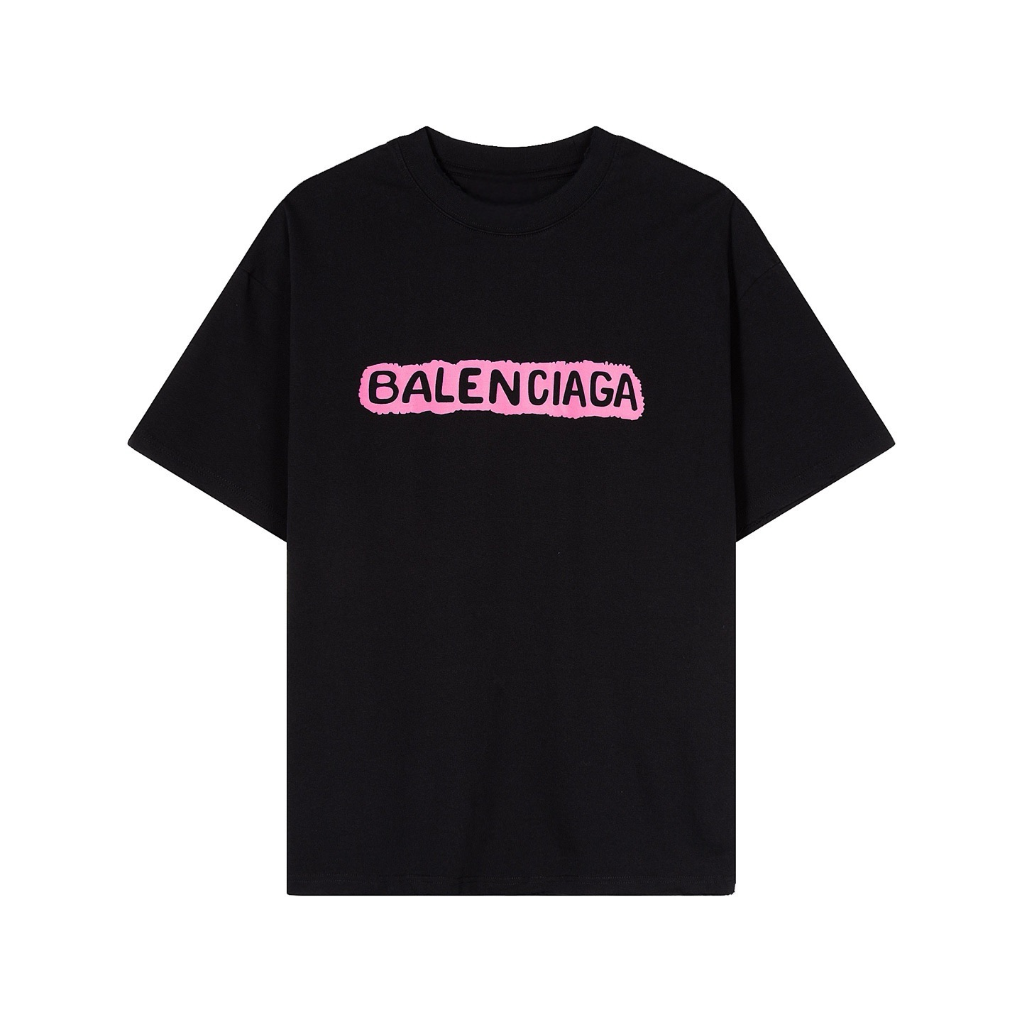 New Unisex Playful Logo Print Graphic Tee, Short Sleeve Casual T-Shirt