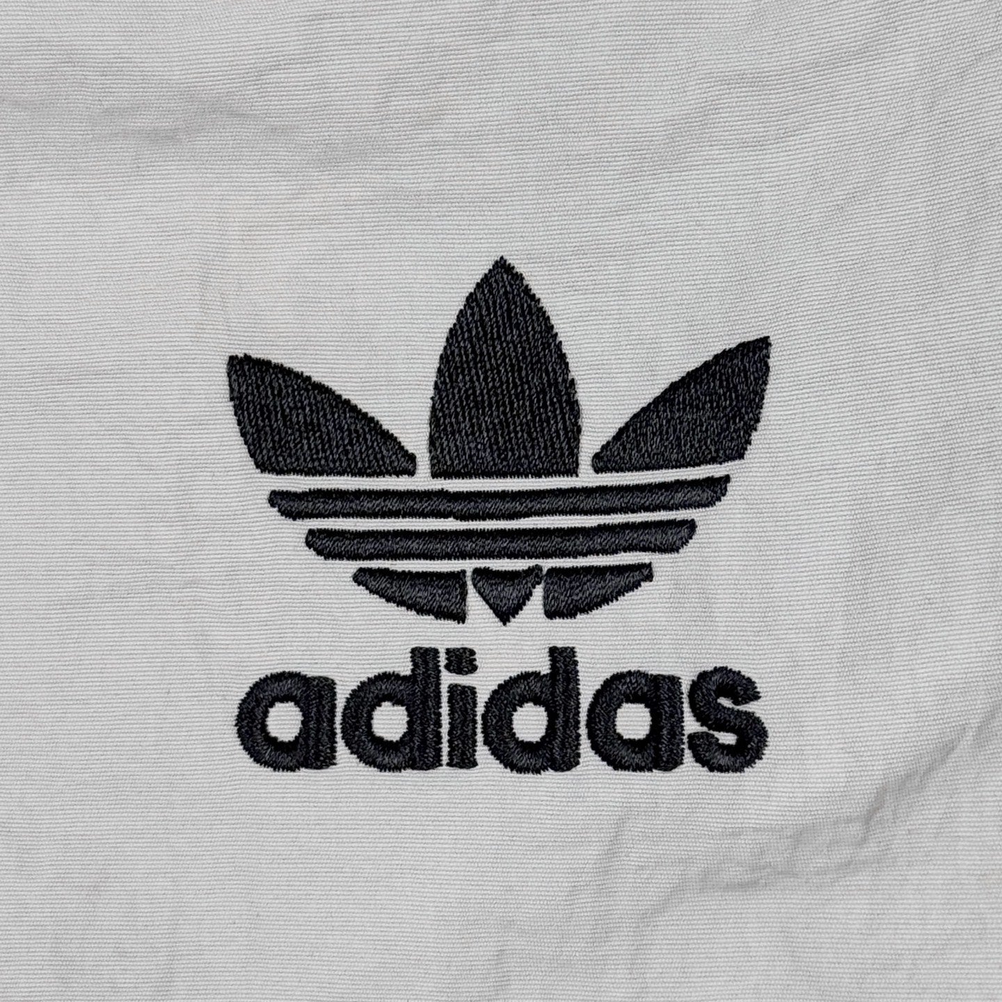 Light Gray Embroidered Logo Sweatpants Pants