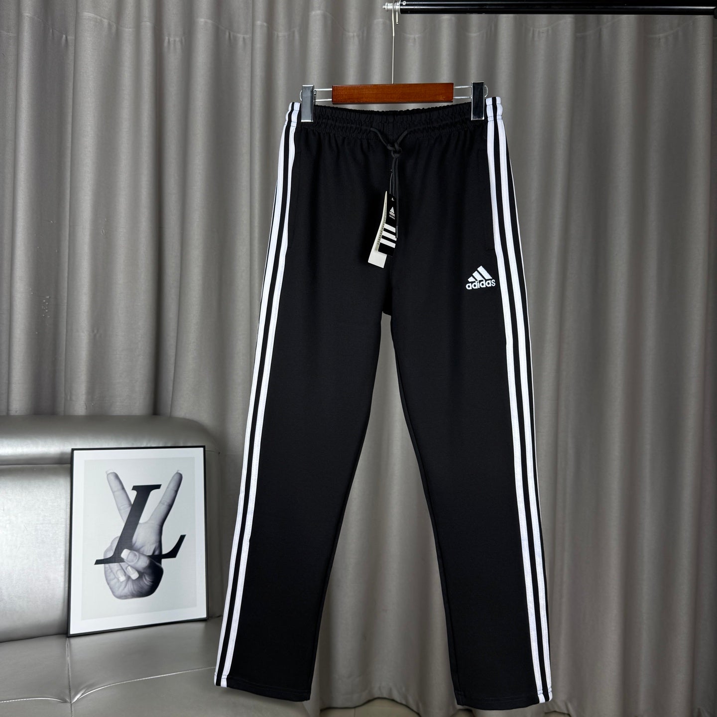 Classic Three Stripes Embroidered Logo Sweatpants