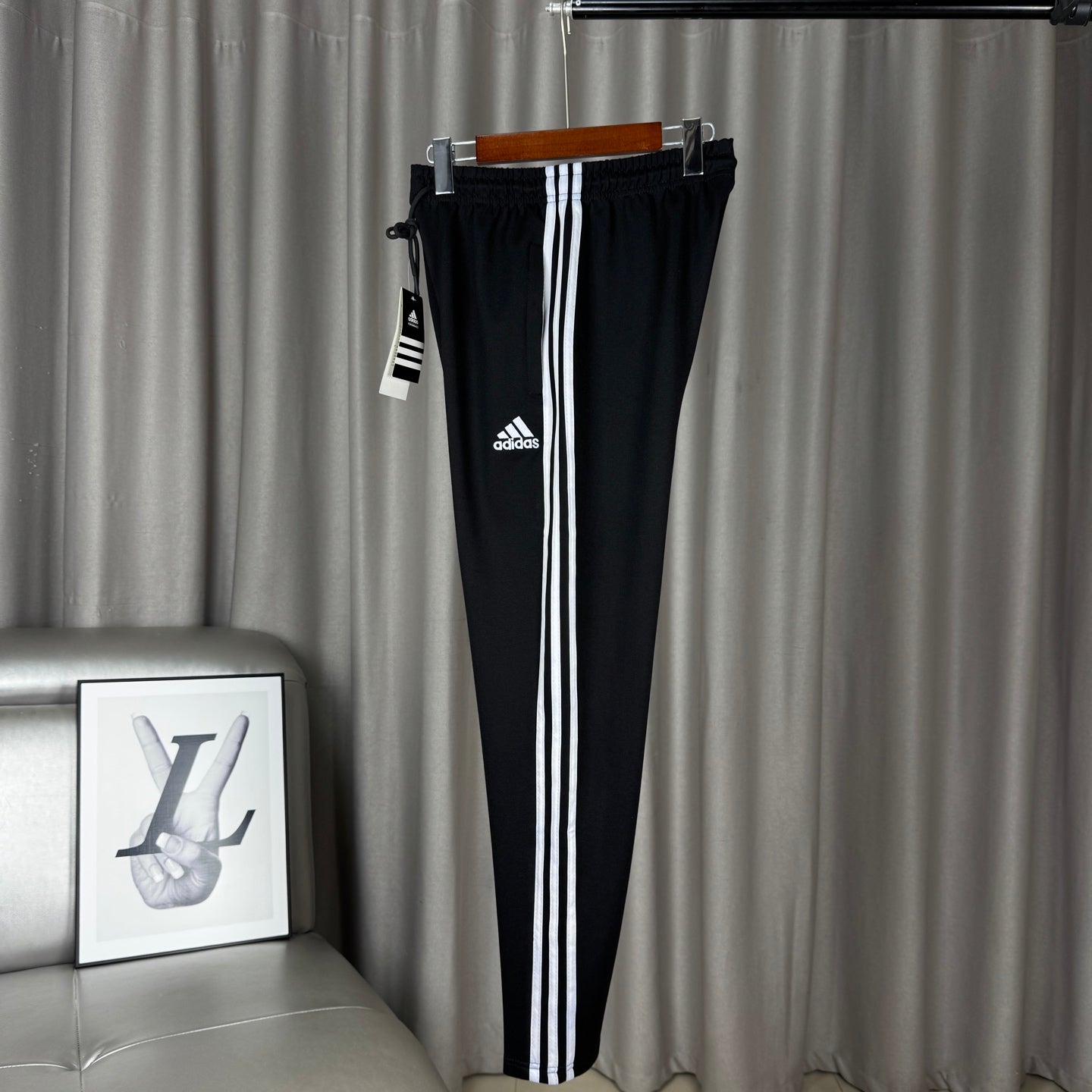 Classic Three Stripes Embroidered Logo Sweatpants