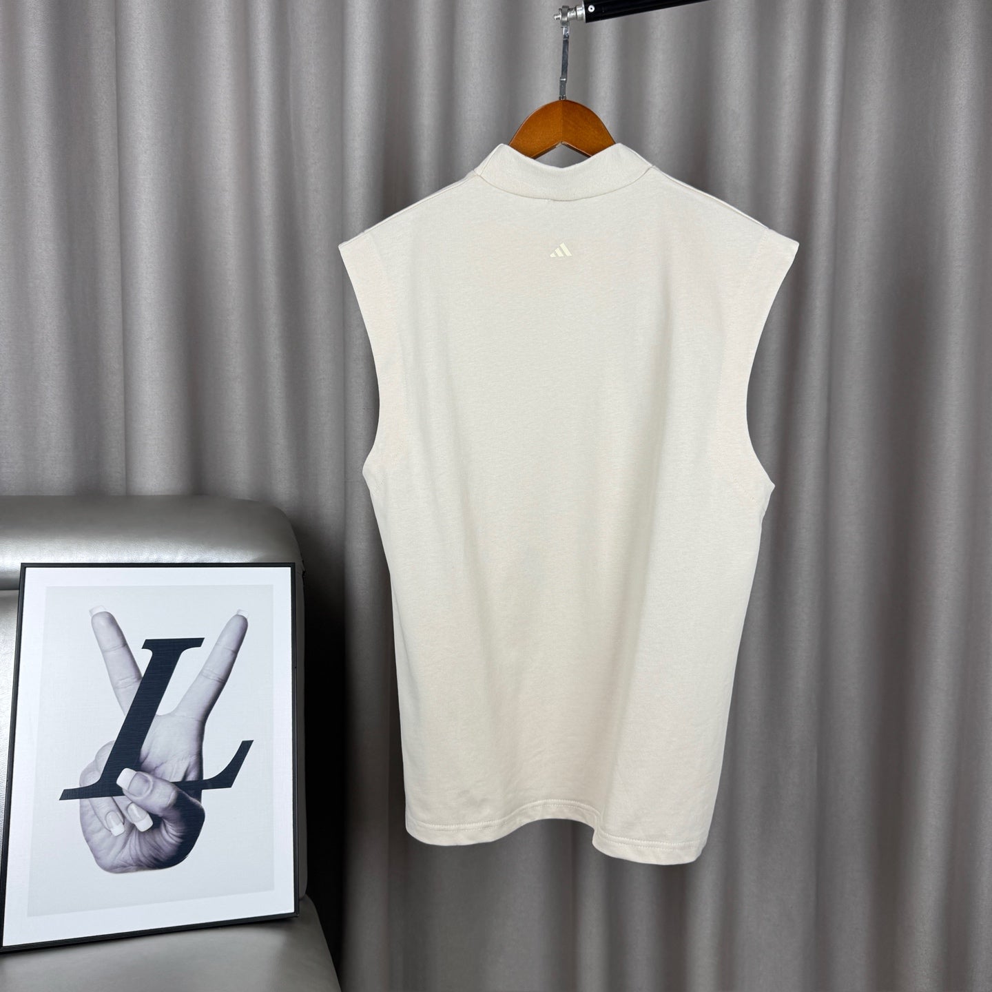 Basketball Series Mock Neck Sleeveless Tank Top