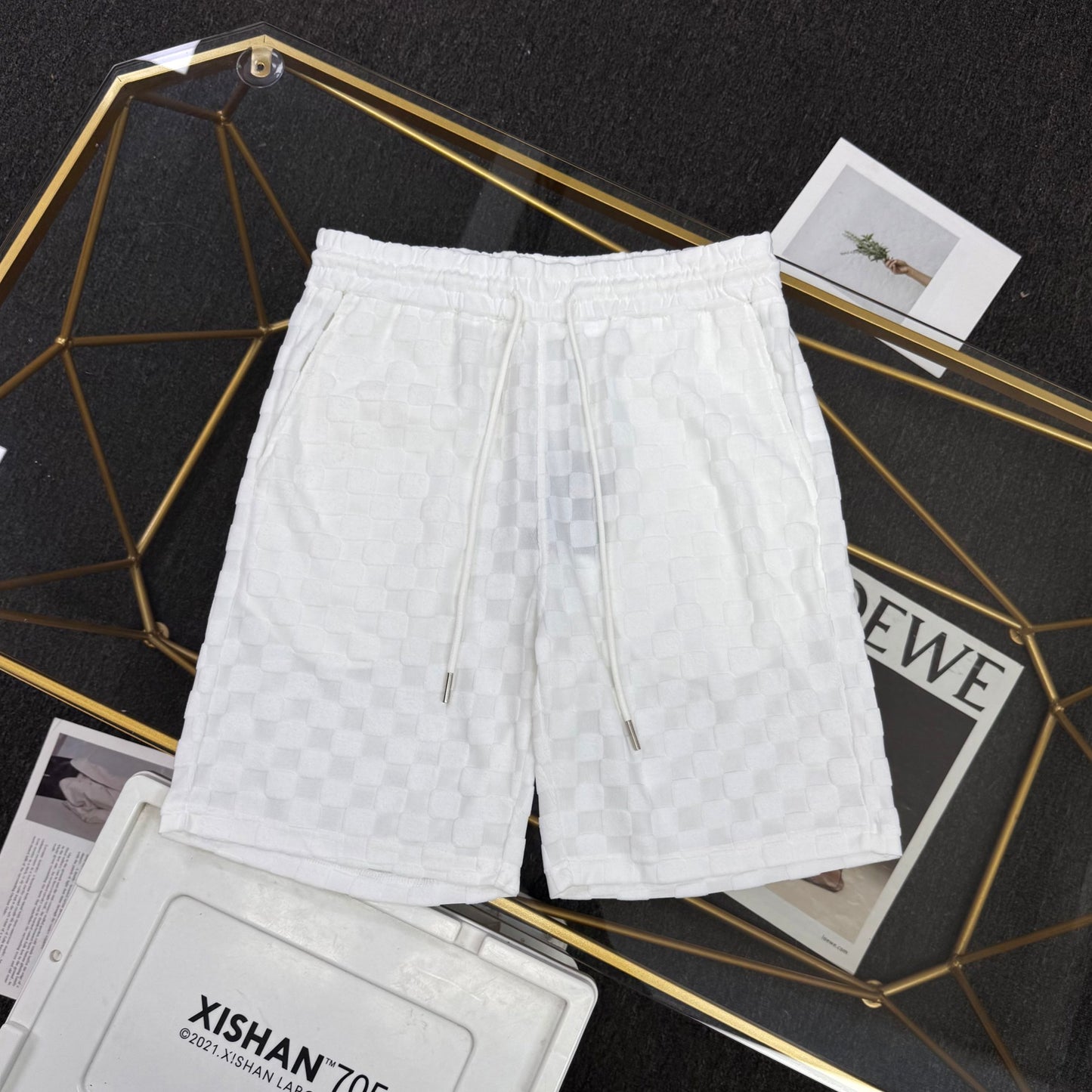 New Plaid Knee-Length Shorts