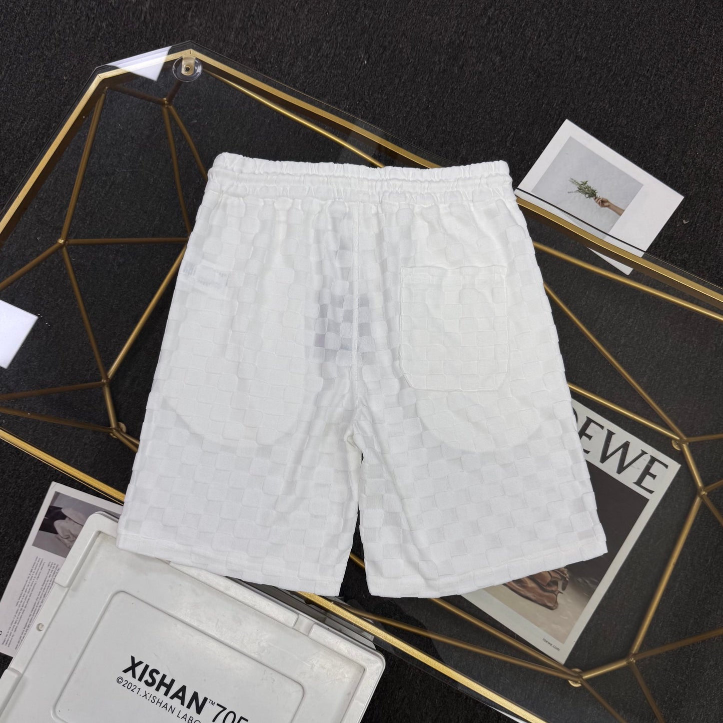 New Plaid Knee-Length Shorts
