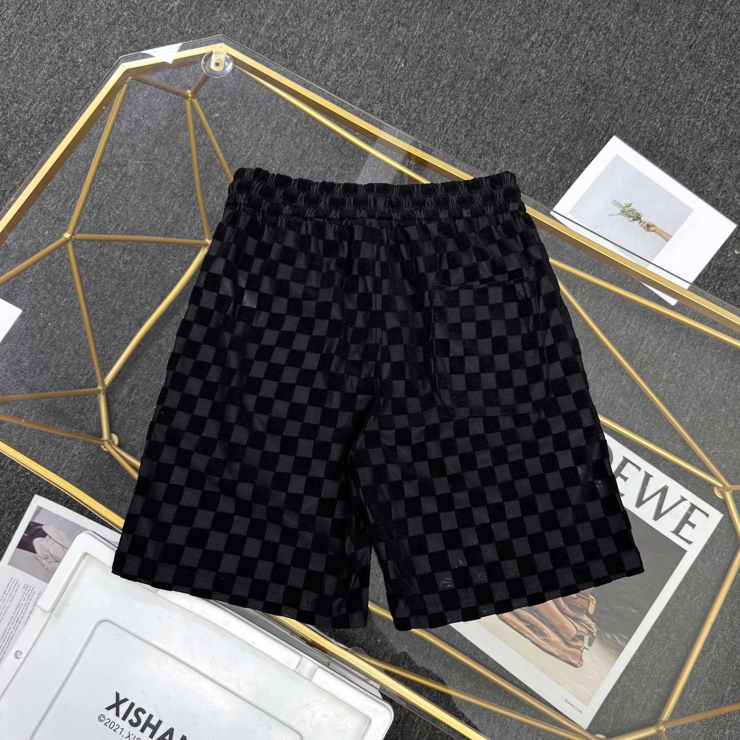New Plaid Knee-Length Shorts