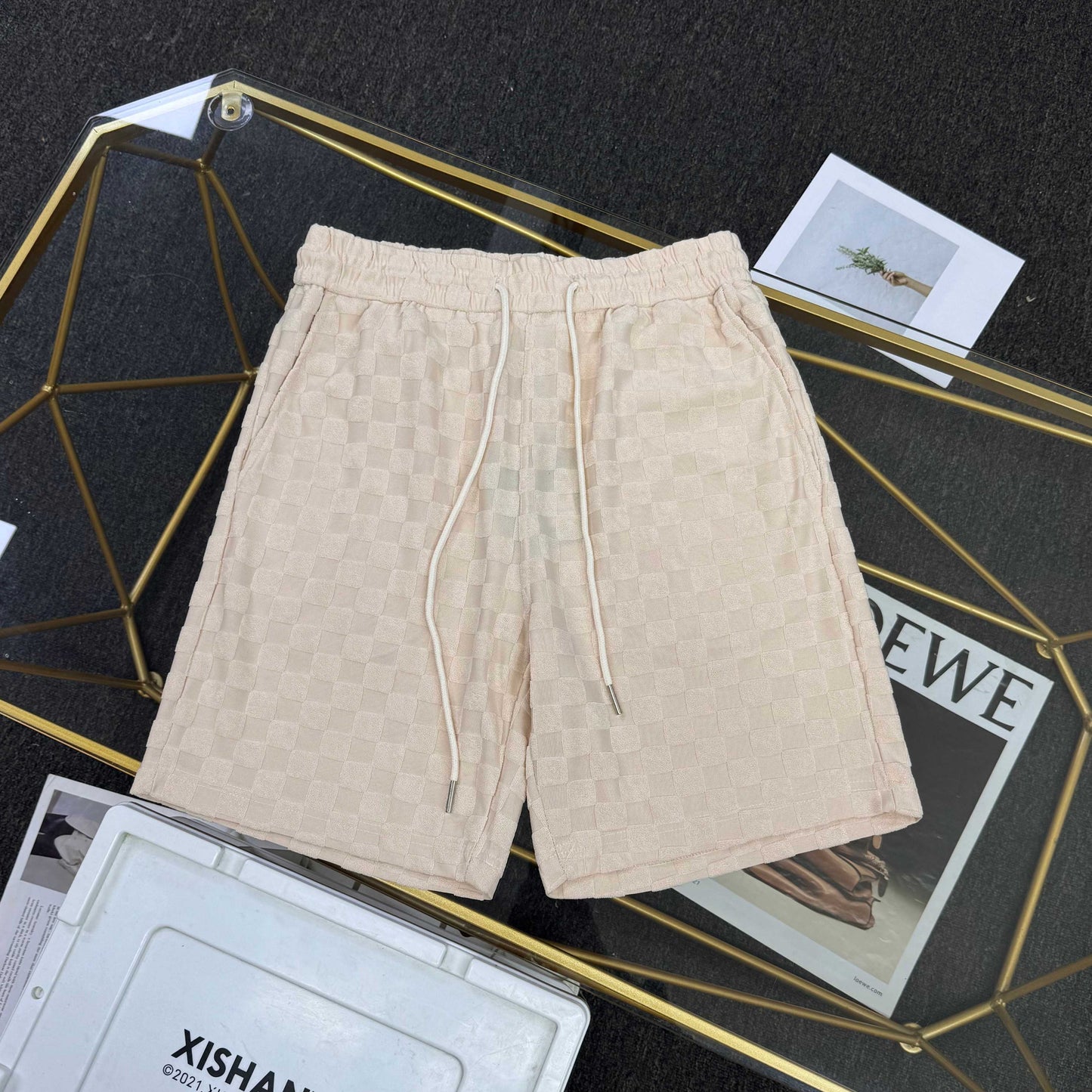 New Plaid Knee-Length Shorts