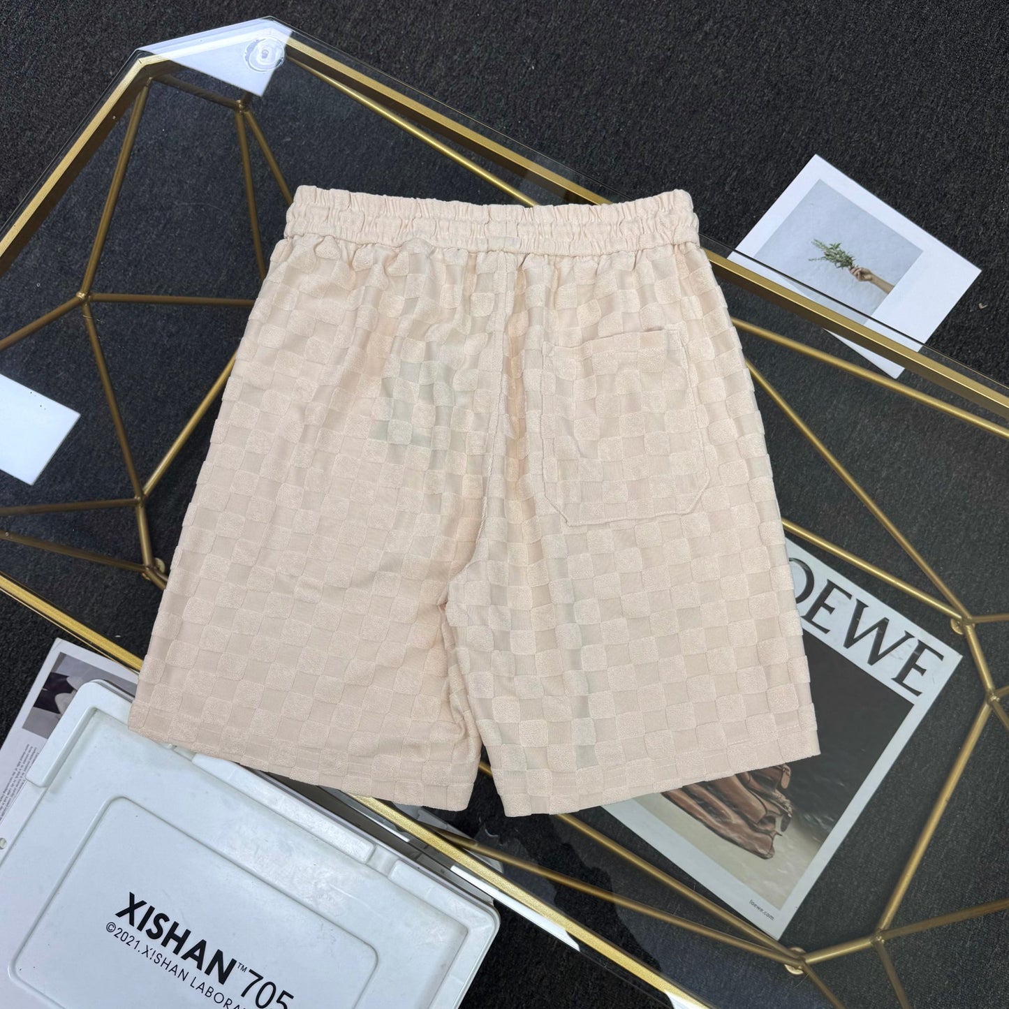 New Plaid Knee-Length Shorts