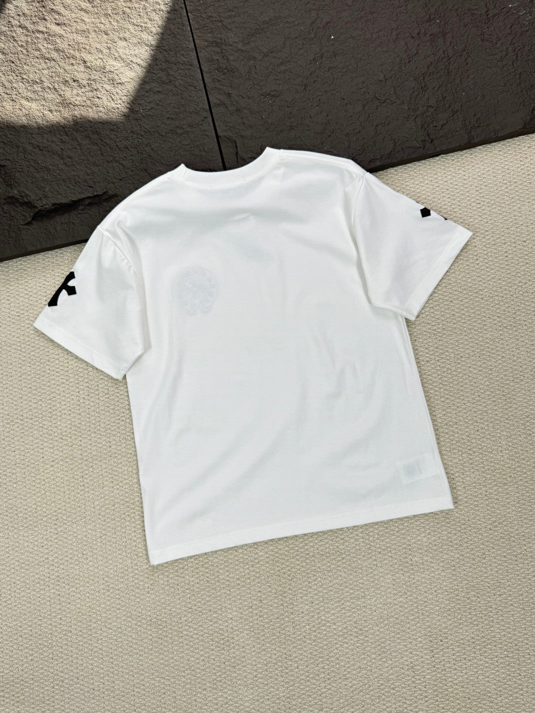 Chrome Hearts CH Cross Sanskrit Graphic Short Sleeve T-Shirt