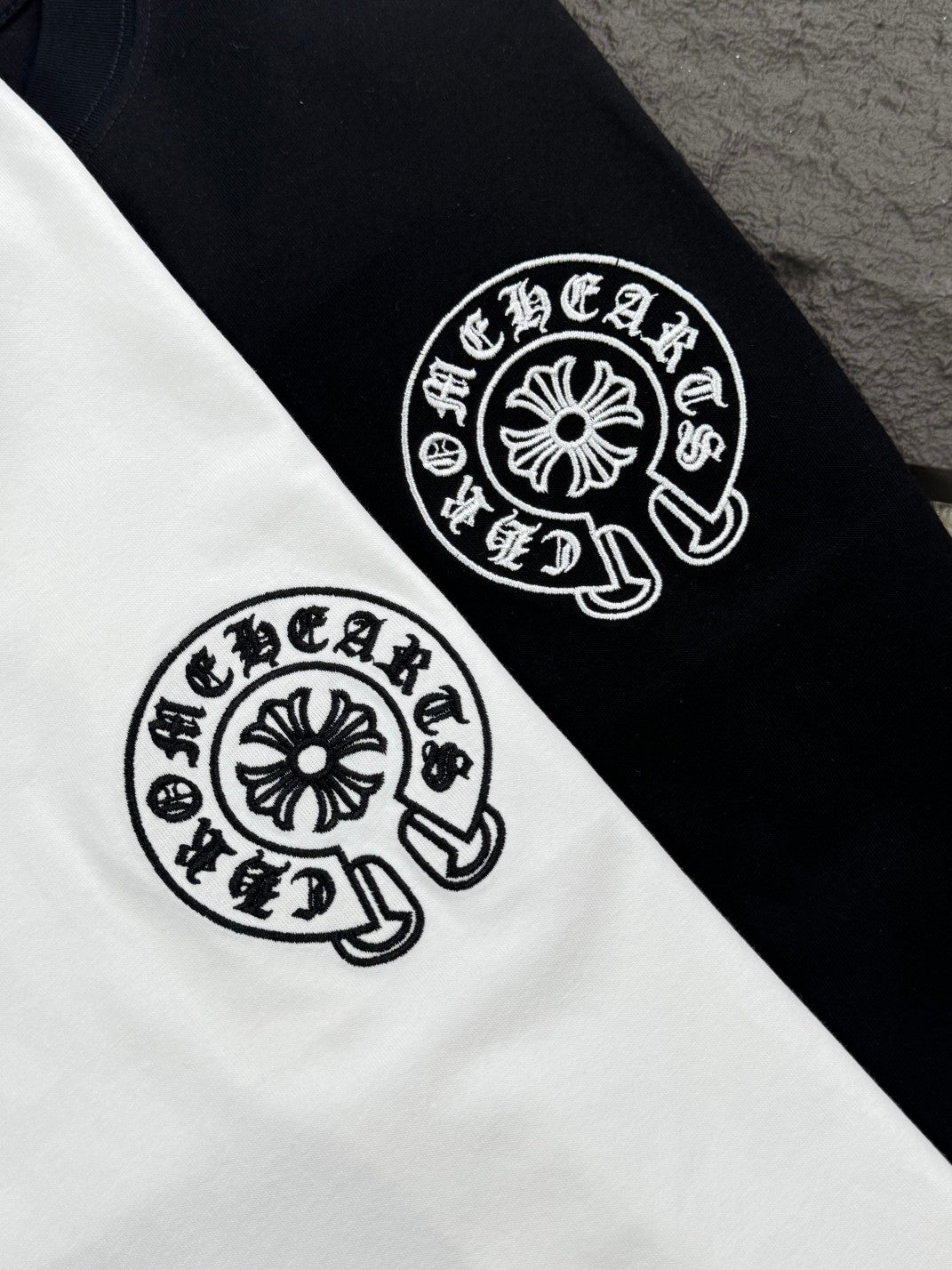 Chrome Hearts CH Cross Sanskrit Graphic Short Sleeve T-Shirt