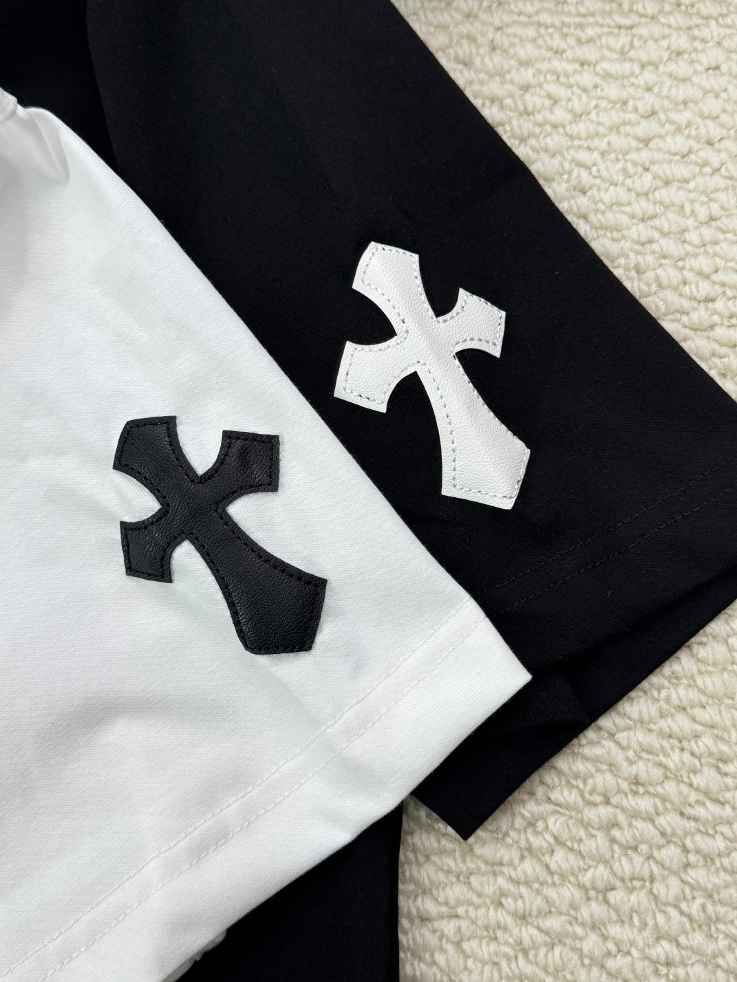 Chrome Hearts CH Cross Sanskrit Graphic Short Sleeve T-Shirt