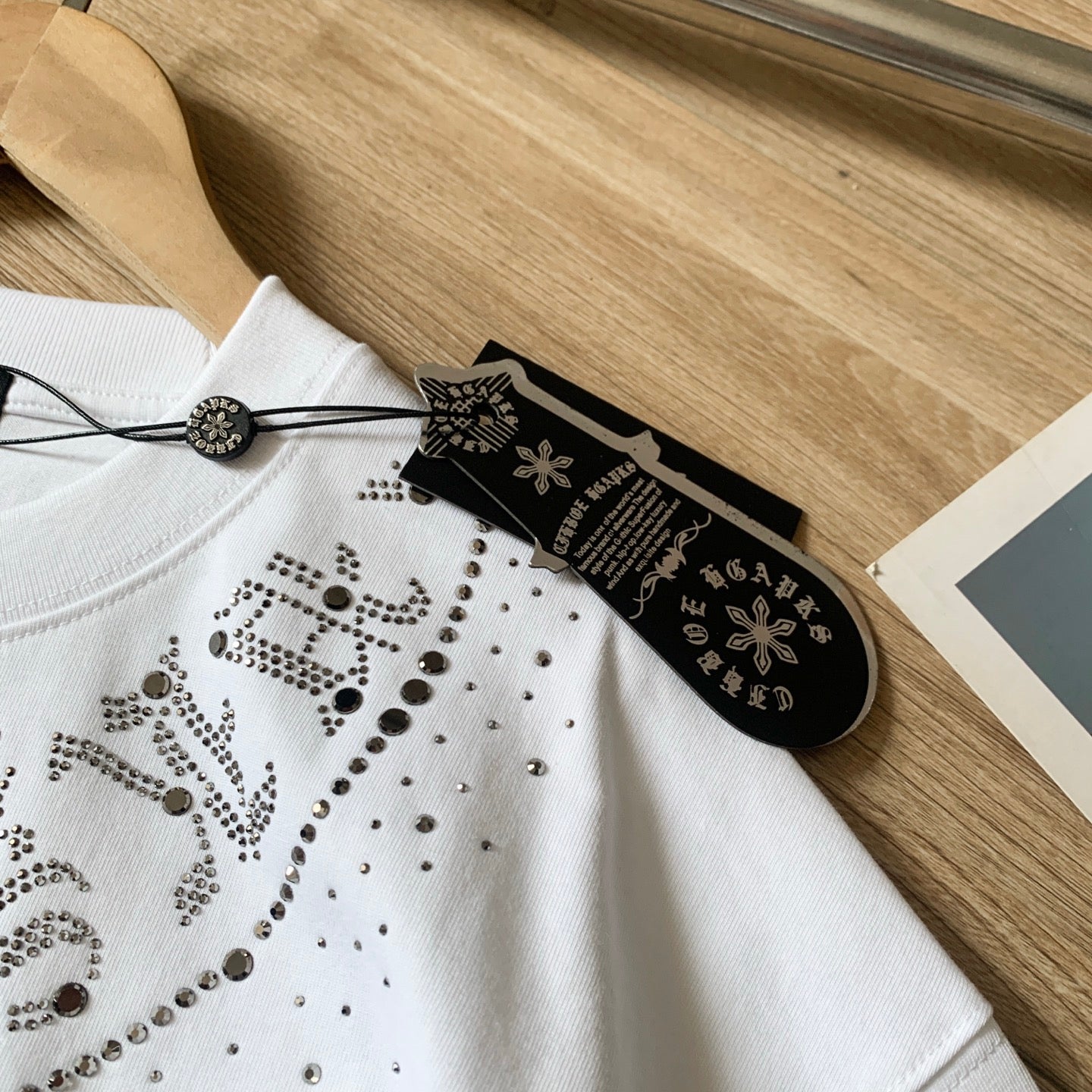 Chrome Hearts Burnout Heavy Embroidery Cotton Short Sleeve T-Shirt
