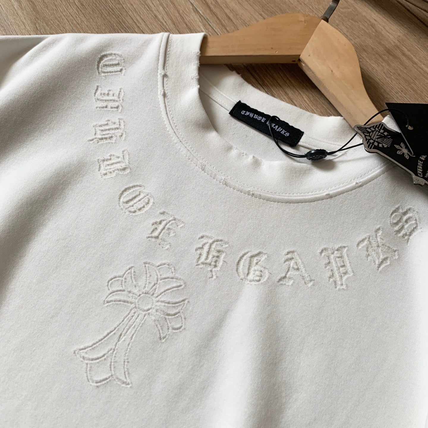 Chrome Hearts Heavyweight Washed Double-Yarn Cotton Couple Short Sleeve T-Shirt