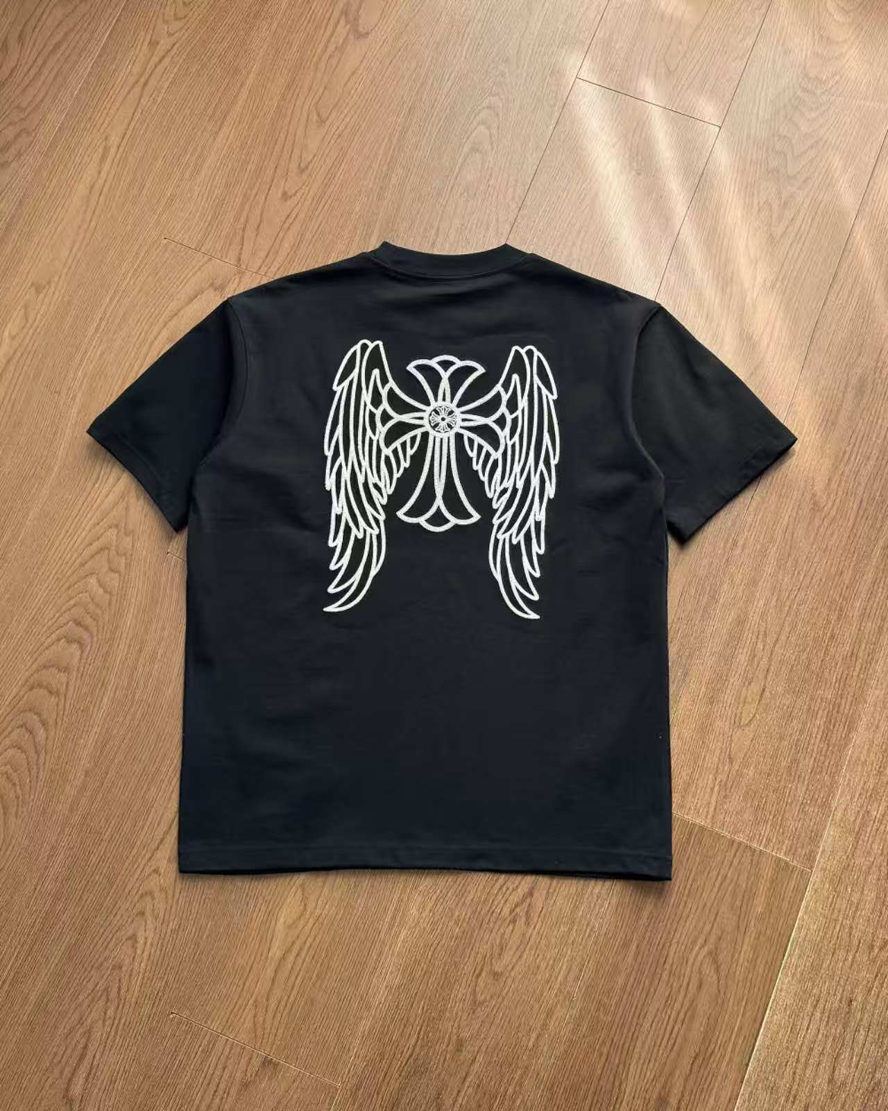 Chrome Hearts Heavy Embroidery Craft Short Sleeve T-Shirt – 3 Colors Available