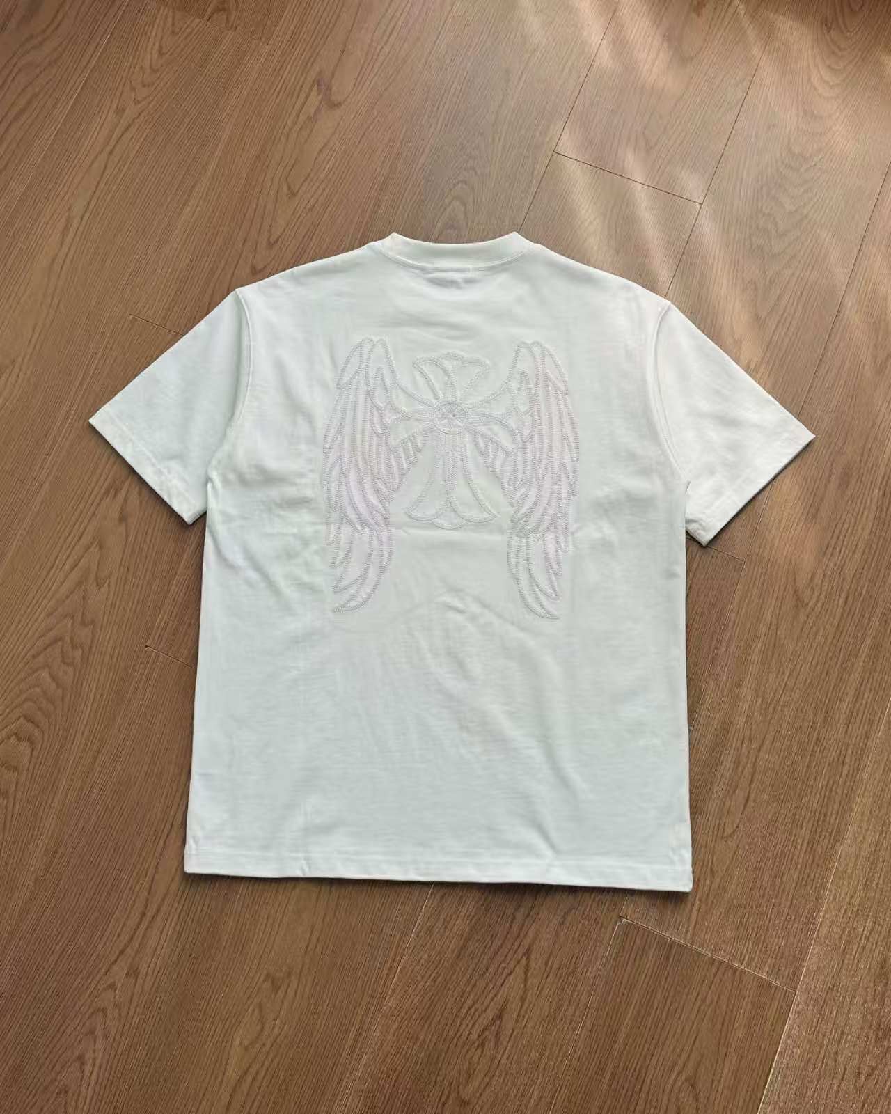 Chrome Hearts Heavy Embroidery Craft Short Sleeve T-Shirt – 3 Colors Available