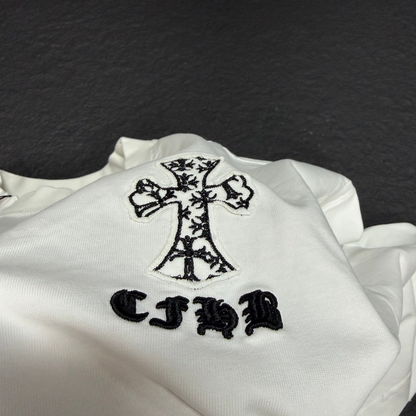 Chrome Hearts 2026 New Horseshoe Embroidered Short Sleeve T-Shirt