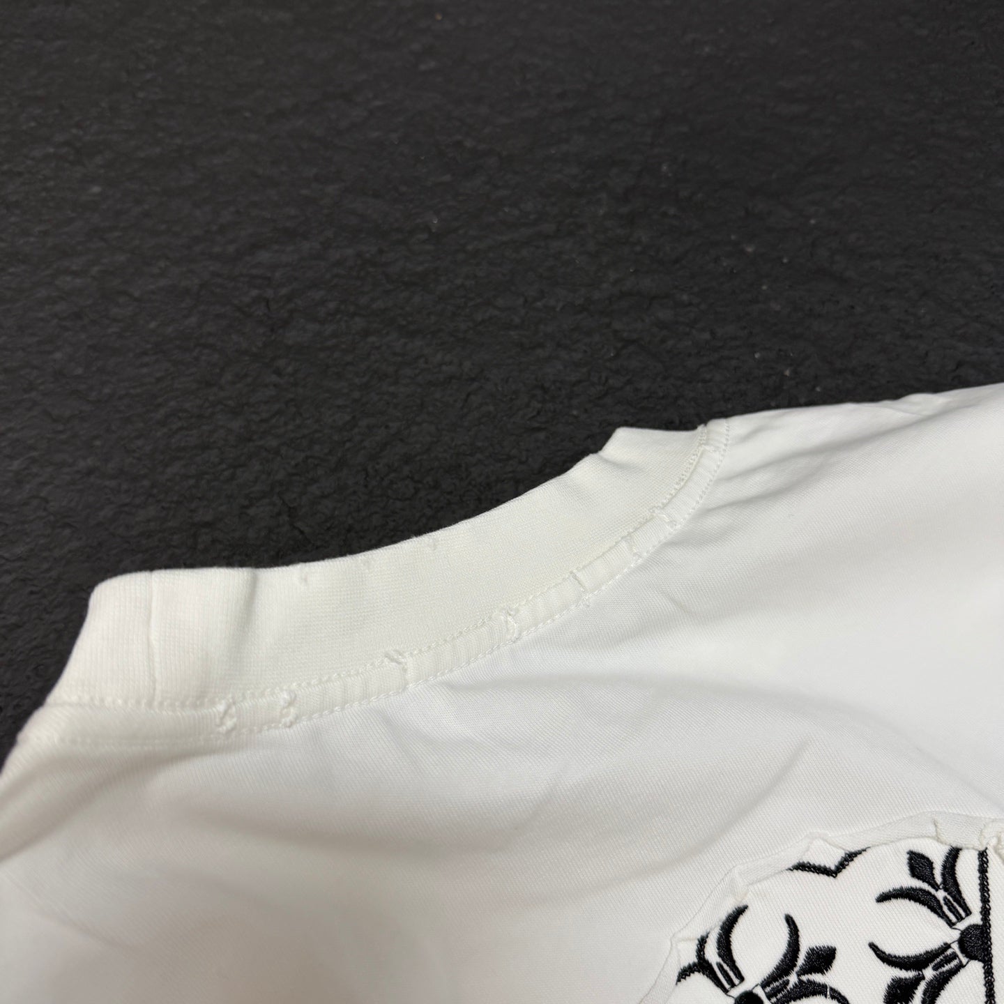 Chrome Hearts 2026 New Horseshoe Embroidered Short Sleeve T-Shirt