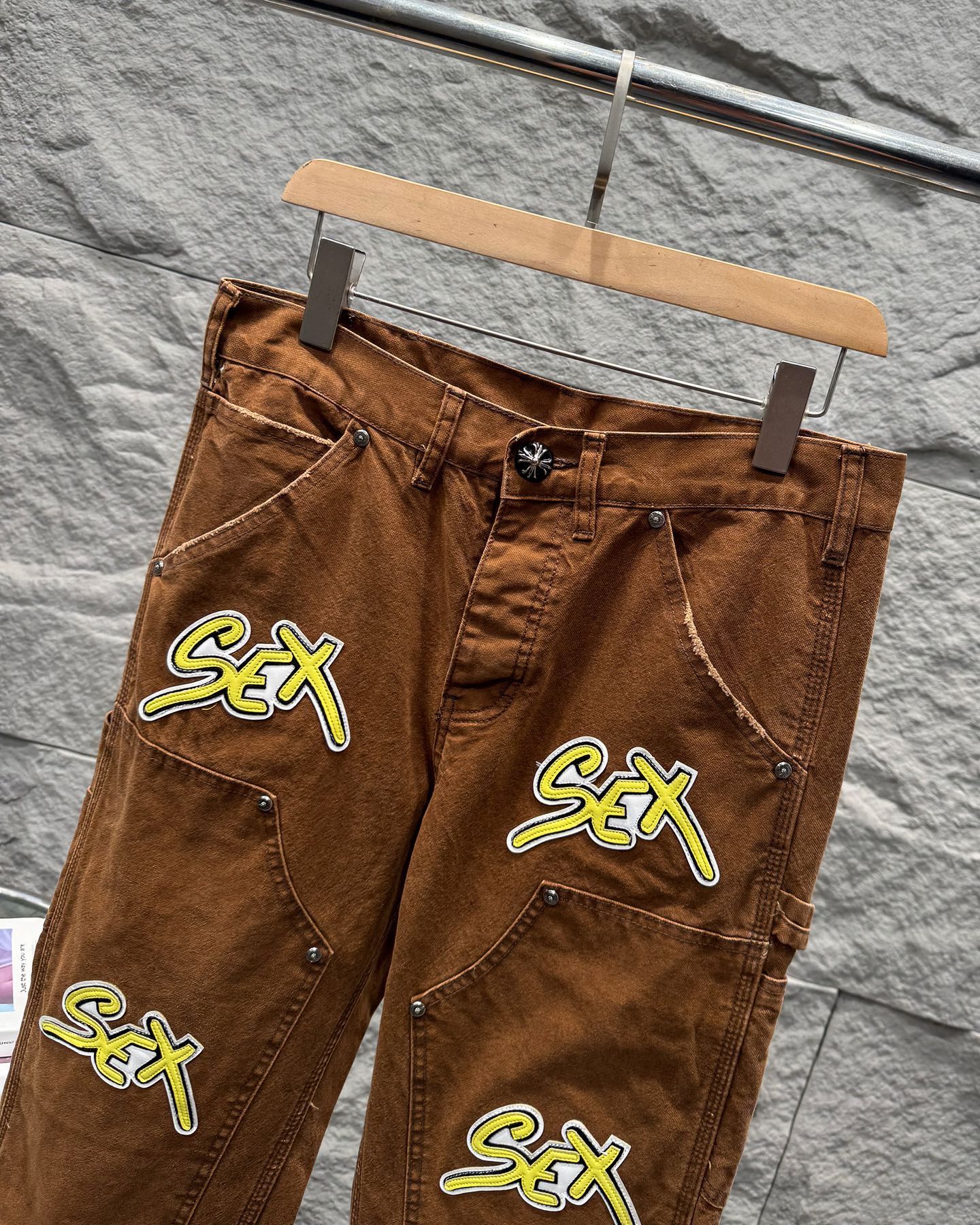 Chrome Hearts Sex Records Relaxed Fit Denim Jeans